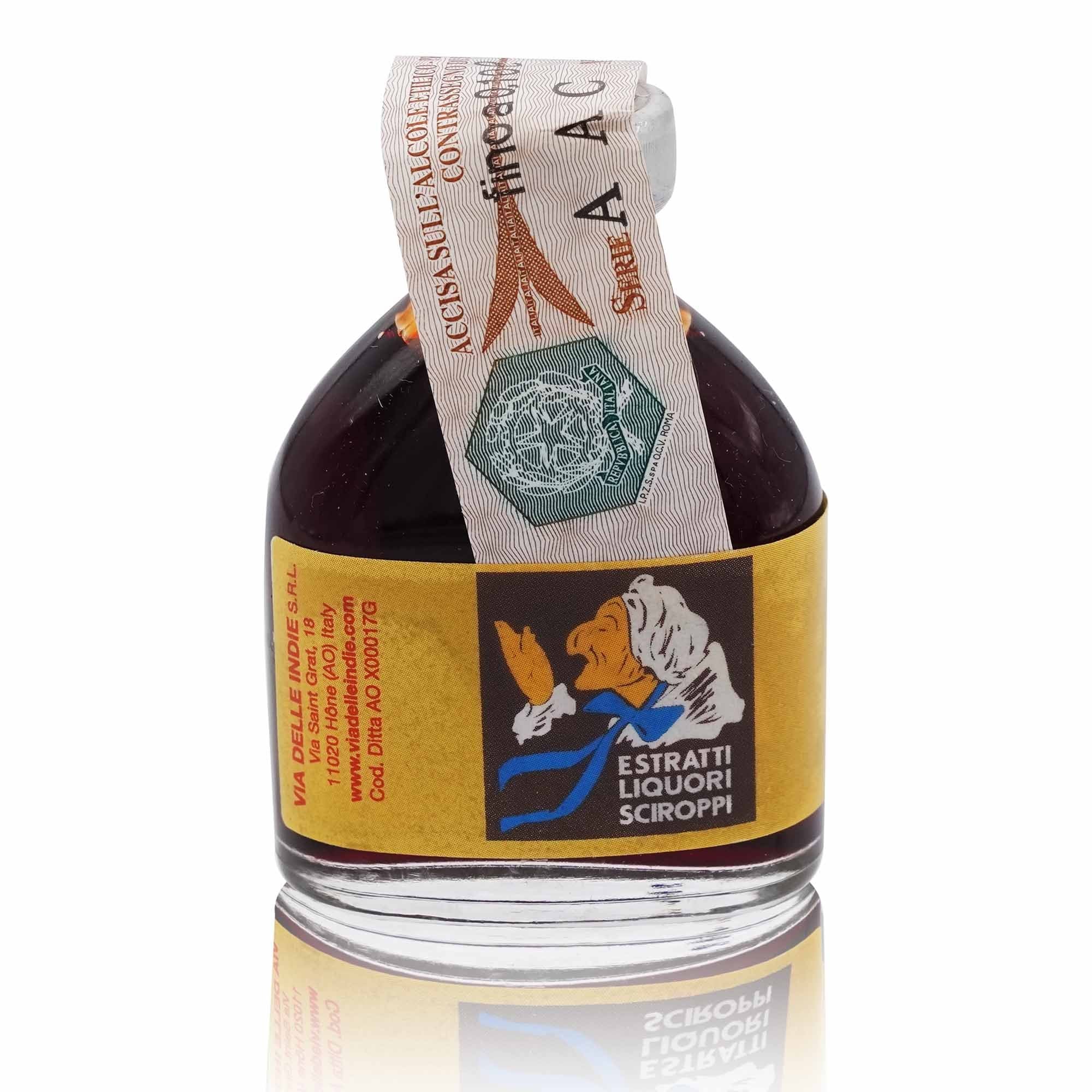 VIA DELLE INDIE Preparato per liquore crema mandarino – Präparat für Likör Mandarinencreme - 0,02l