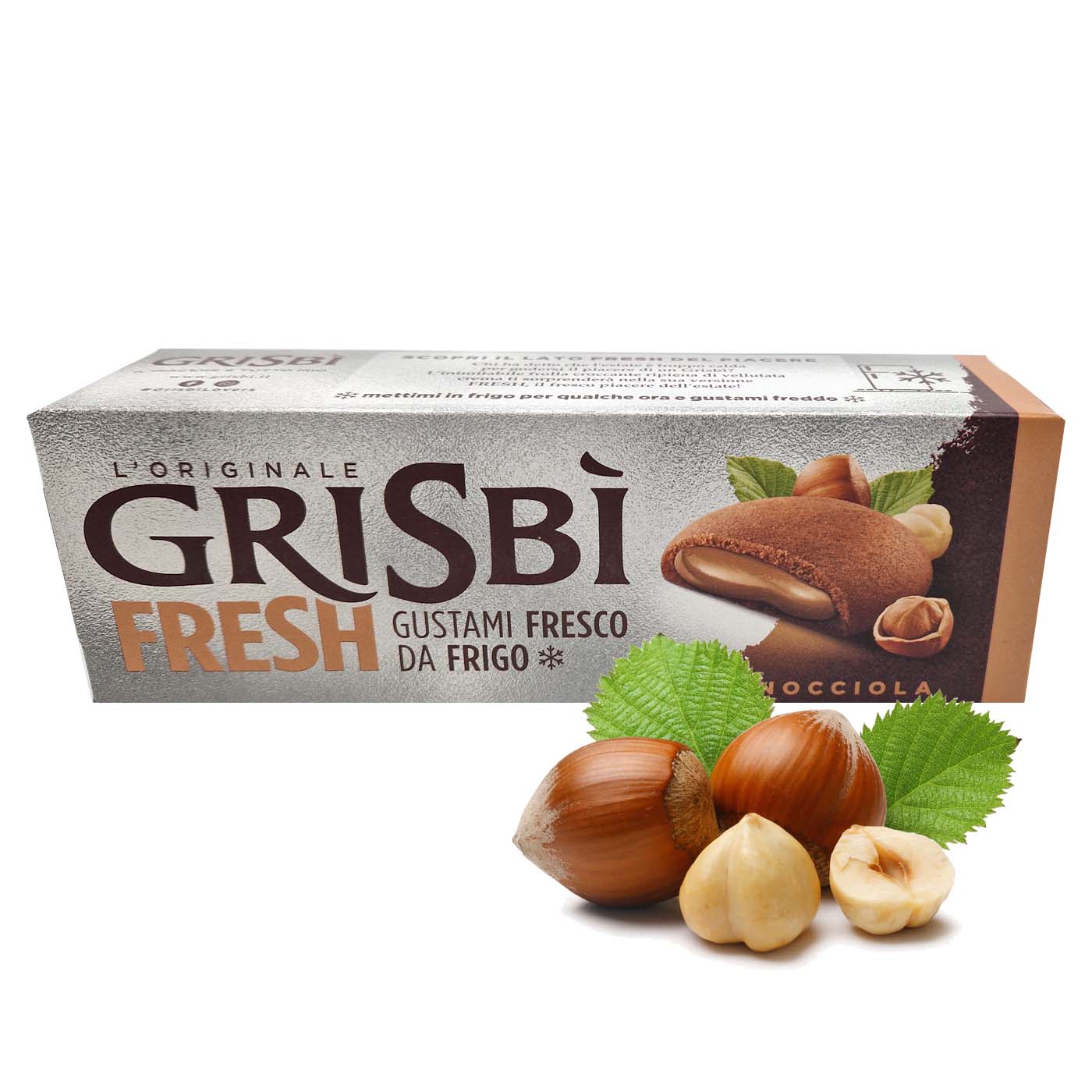 VICENZI Grisbi Hazelnut Cream – Keks mit Haselnusscremefüllung - 0,150kg