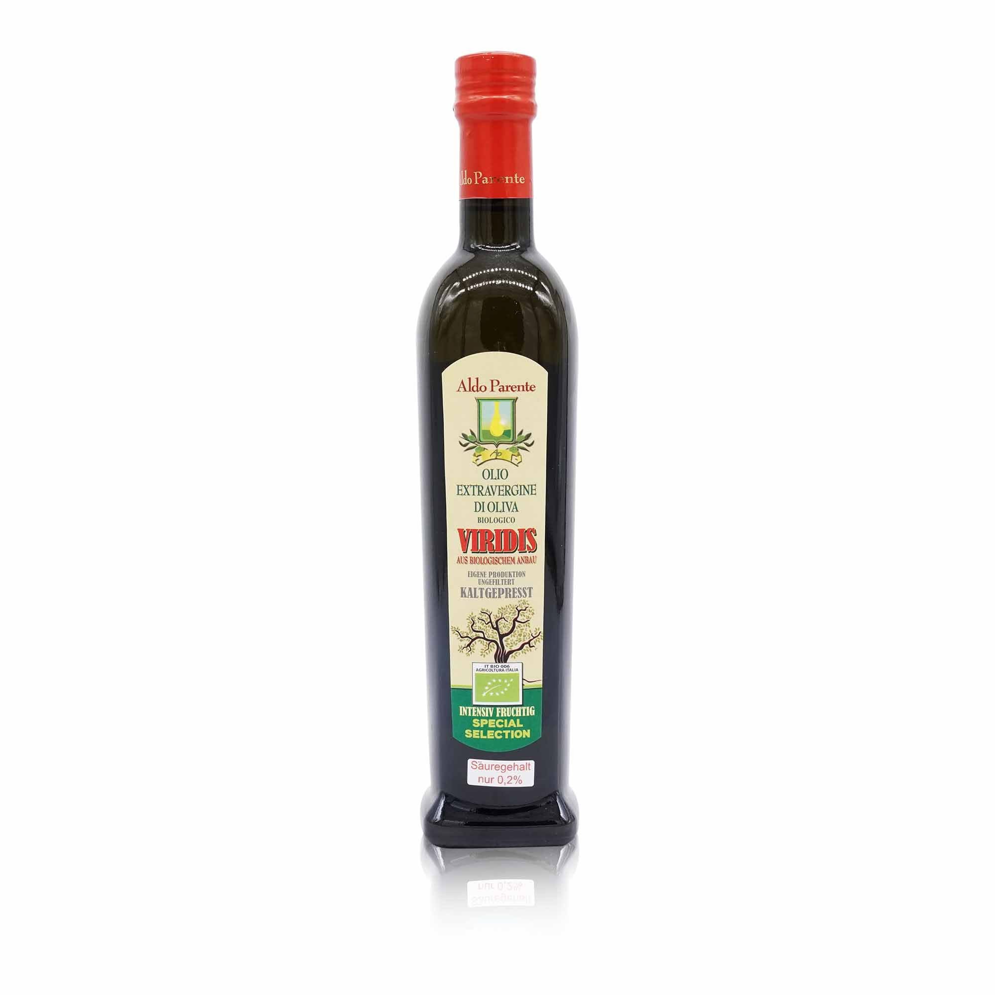 PARENTE Olio d'oliva extravergine Viridis – Olivenöl nativ extra Viridis - 0,5l