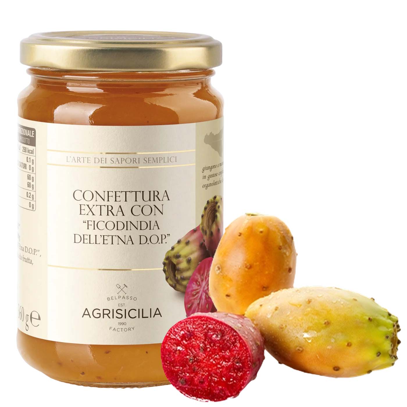 AGRISICILIA Kaktusfeigenmarmelade 360g - italienisch - einkaufen.de