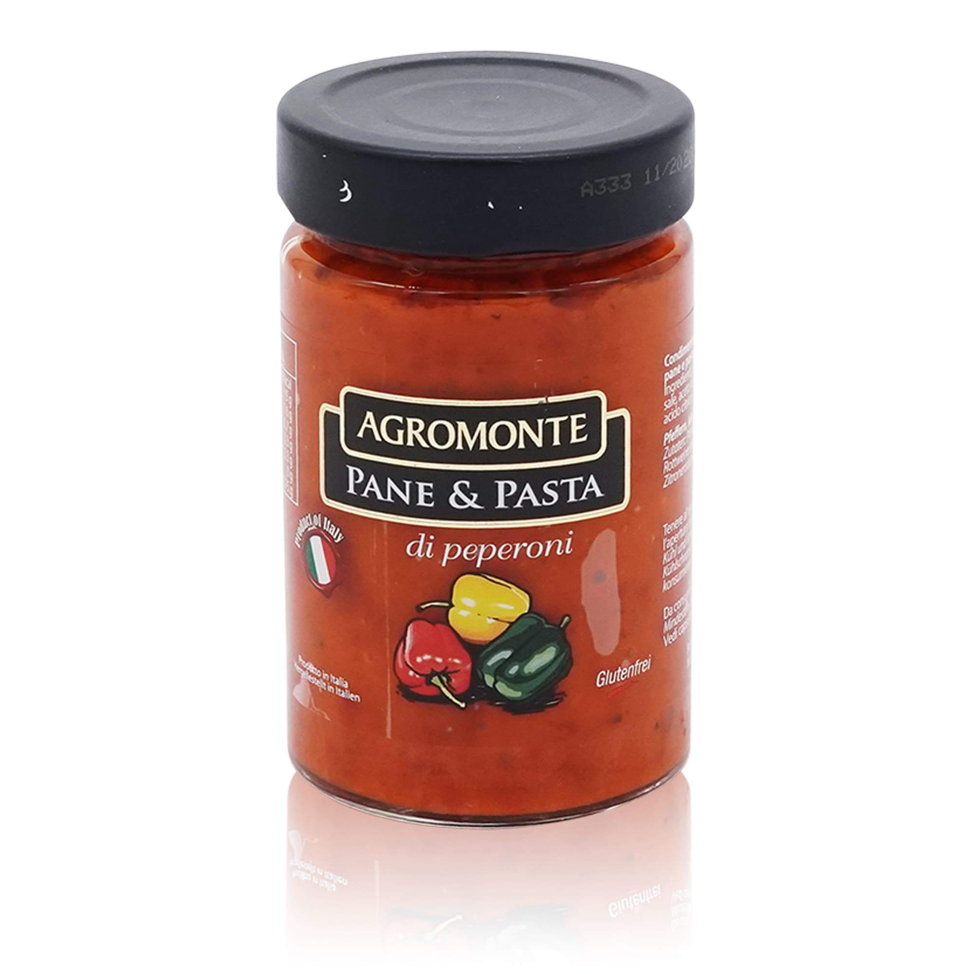 AGROMONTE Crema Peperoni – Peperonicreme - 0,200kg - italienisch-einkaufen.de