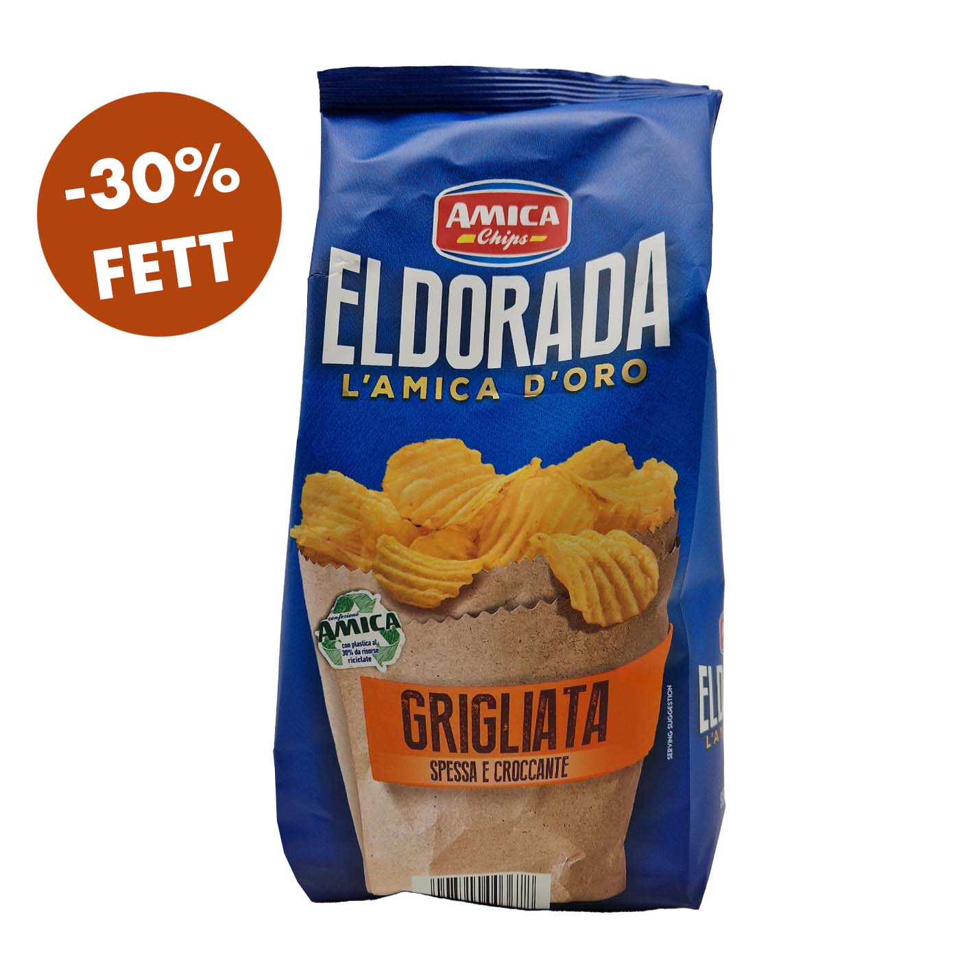 AMICA Chips Eldorada grigliata - Chips gegrillt - 0,13kg - italienisch - einkaufen.de