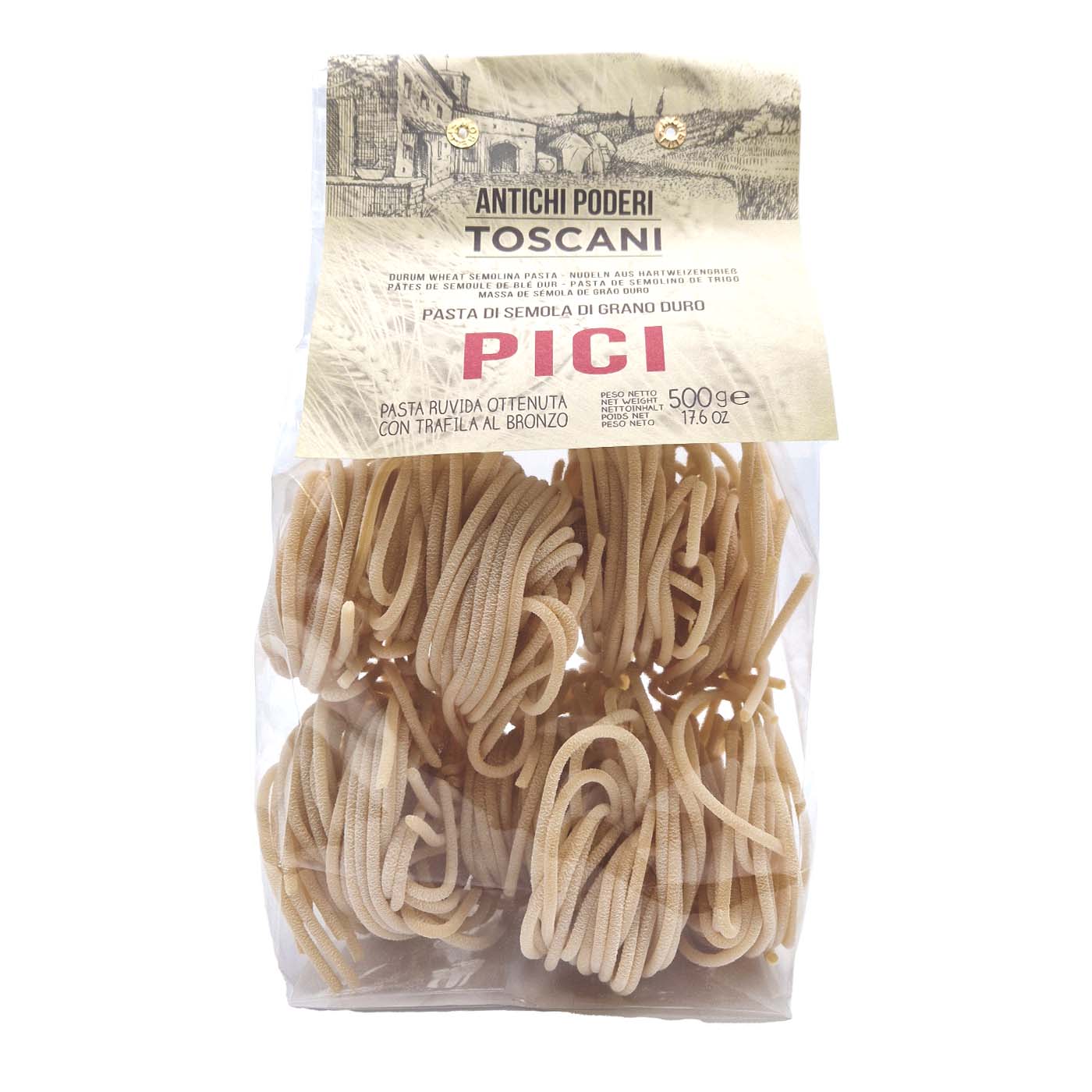 ANTICHI PODERI Pici di Toscana – Pici Nudeln - 0,5kg - italienisch - einkaufen.de