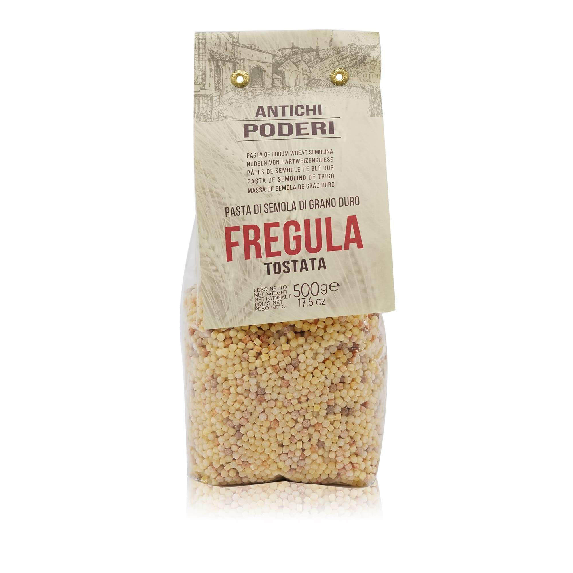 ANTICHI PODERI TOSCANI TOSCANI Fregula sarda – Hartweizengrießkügelchen - 0,5kg - italienisch-einkaufen.de