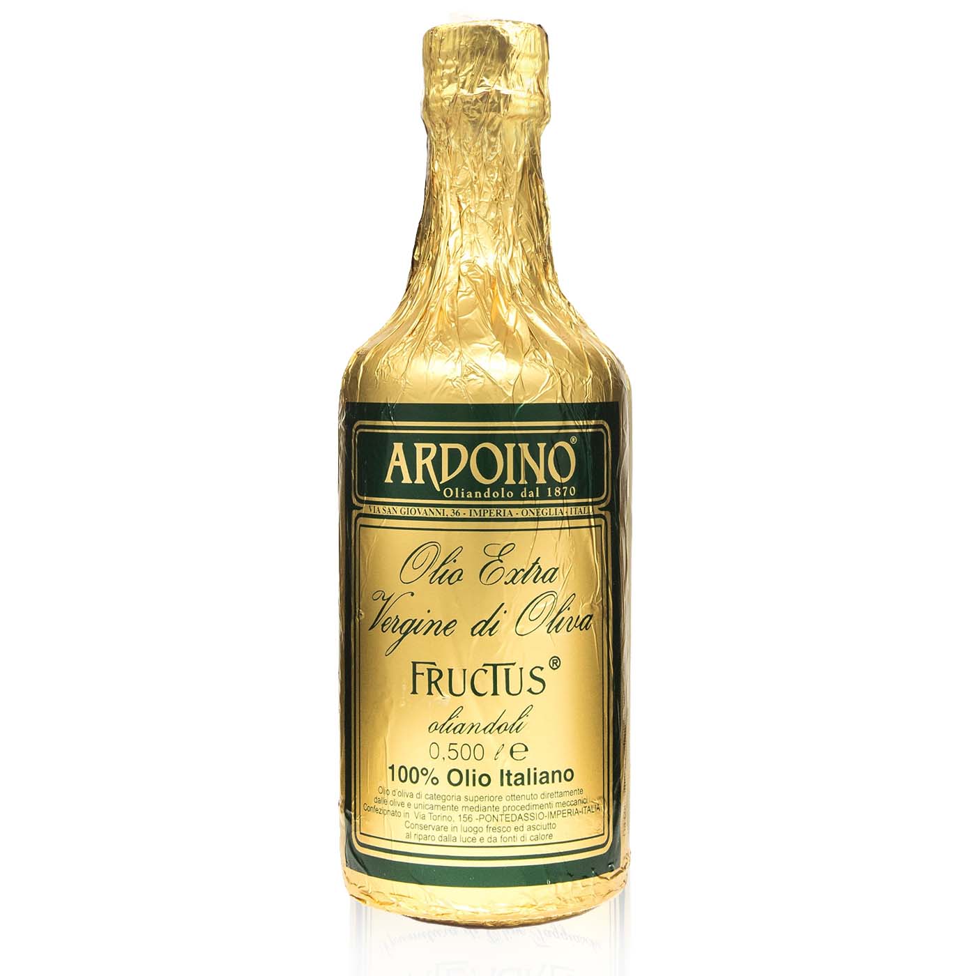 ARDOINO Olio d'Oliva extra Vergine Fructus – Olivenöl nativ extra Fructus - 0,5l - italienisch - einkaufen.de