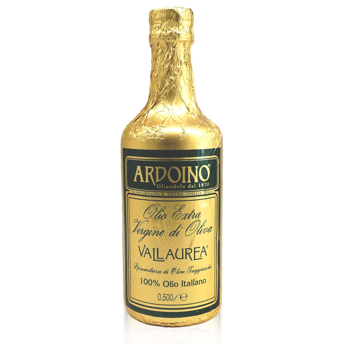 ARDOINO Olio d'Oliva extra Vergine Vallaurea – Olivenöl nativ extra Vallaurea - 0,5l - italienisch-einkaufen.de