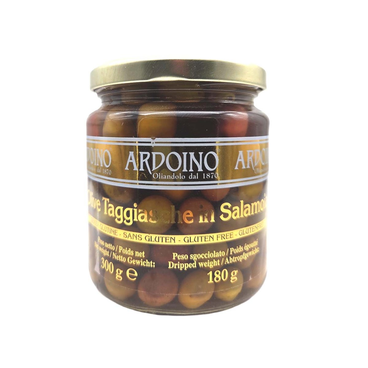 Ardoino Olive taggiasche intere in salamoia 300g - italienisch - einkaufen.de