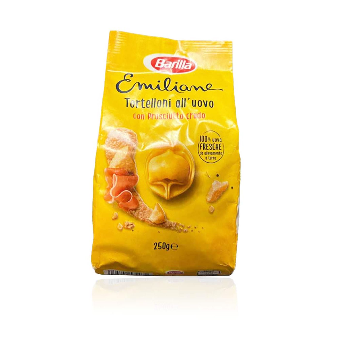 BARILLA Emiliane Tortelloni con crudo - Tortellini mit Rohschinkenfüllung - 0,250kg - italienisch - einkaufen.de