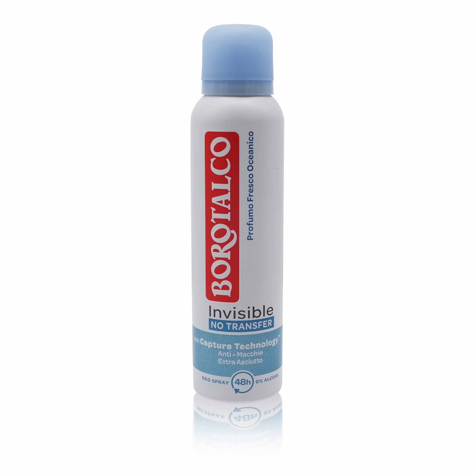 BOROTALCO Deo spray Invis.profumo Oceanico – Deo spray Invisible Oceanico - 0,150l - italienisch-einkaufen.de
