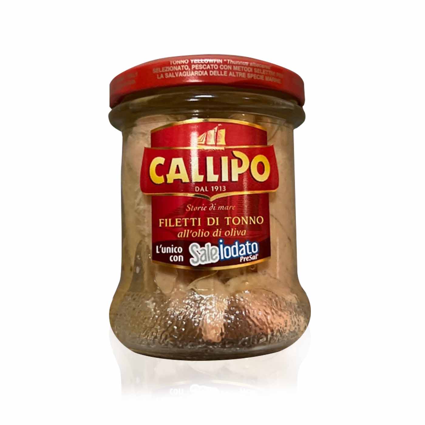 CALLIPO Filetti di tonno olio oliva - Thunfischfilet in Olivenöl - 0,111kg - italienisch - einkaufen.de