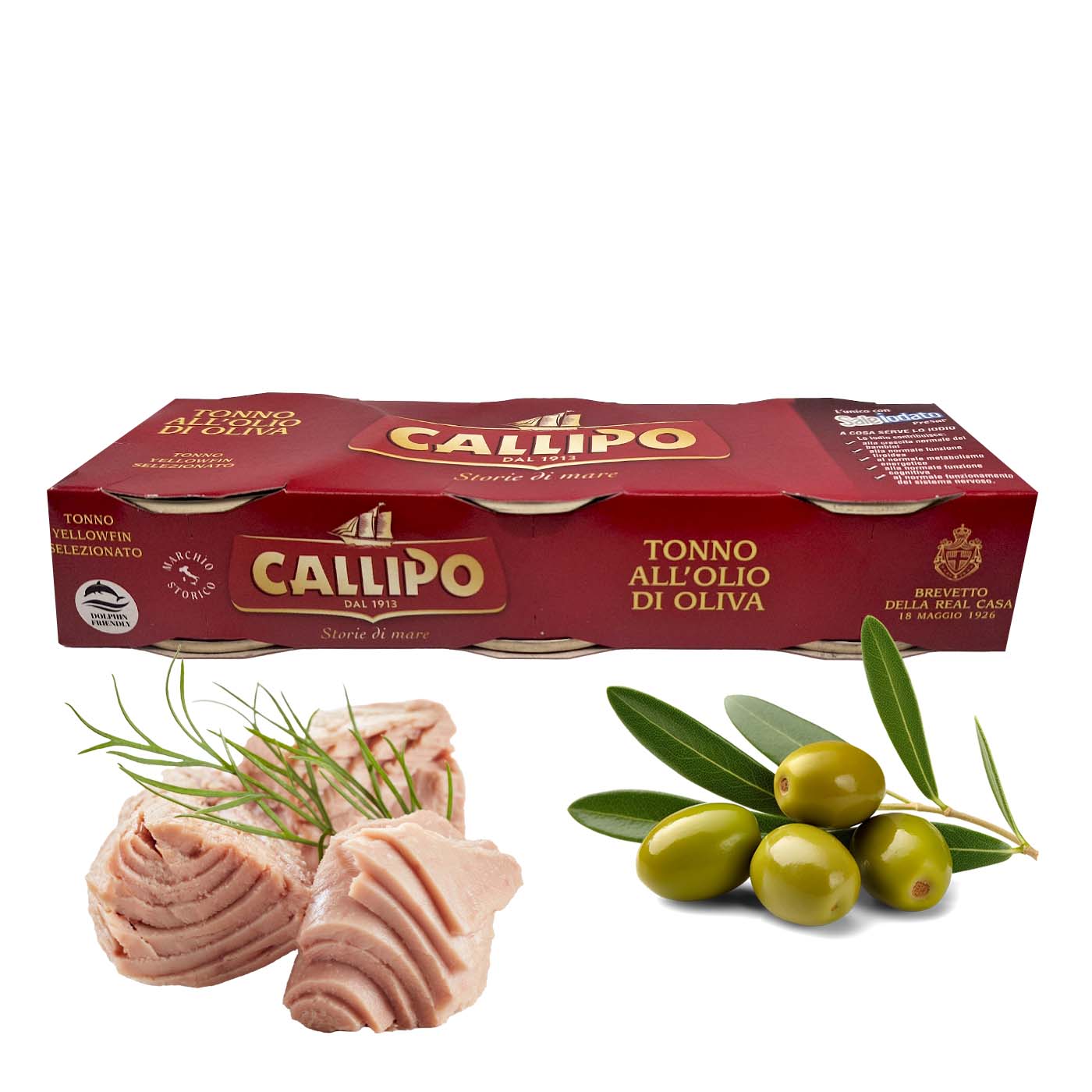 CALLIPO Tonno in olio d'oliva – Thunfisch in Olivenöl - 3x 0,070kg - italienisch - einkaufen.de