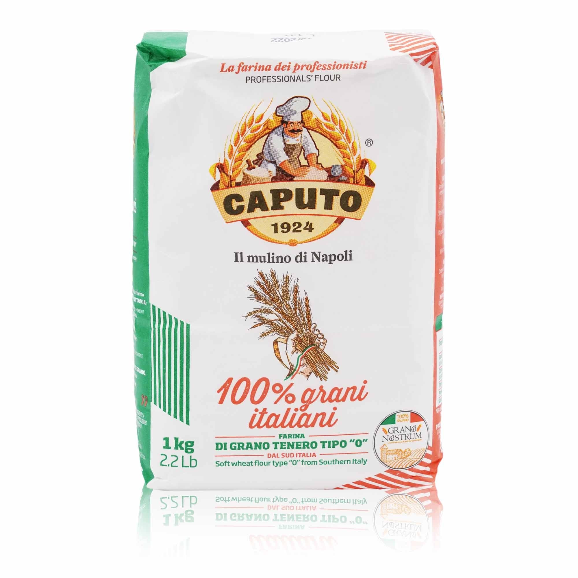 CAPUTO Farina grano tenero tipo "0" 100% – Weizenmehl Typ "0" - 1kg - italienisch-einkaufen.de