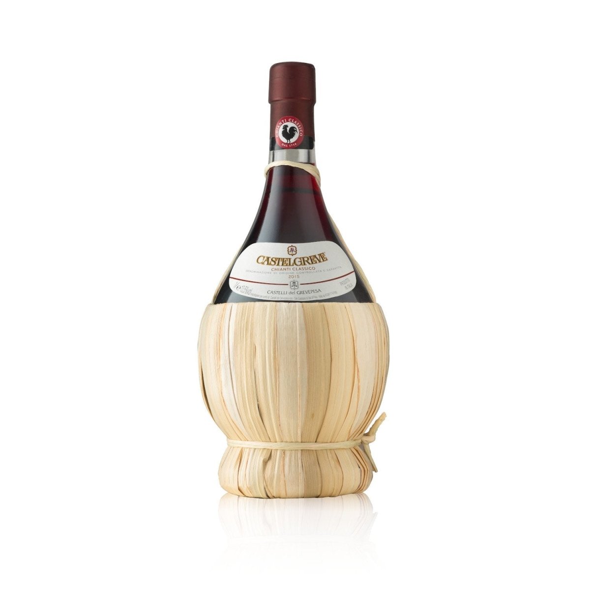 Castelli del Grevepesa - Chianti Classico DOCG Castelgreve Fiasco 1.0l - 2019 - italienisch - einkaufen.de