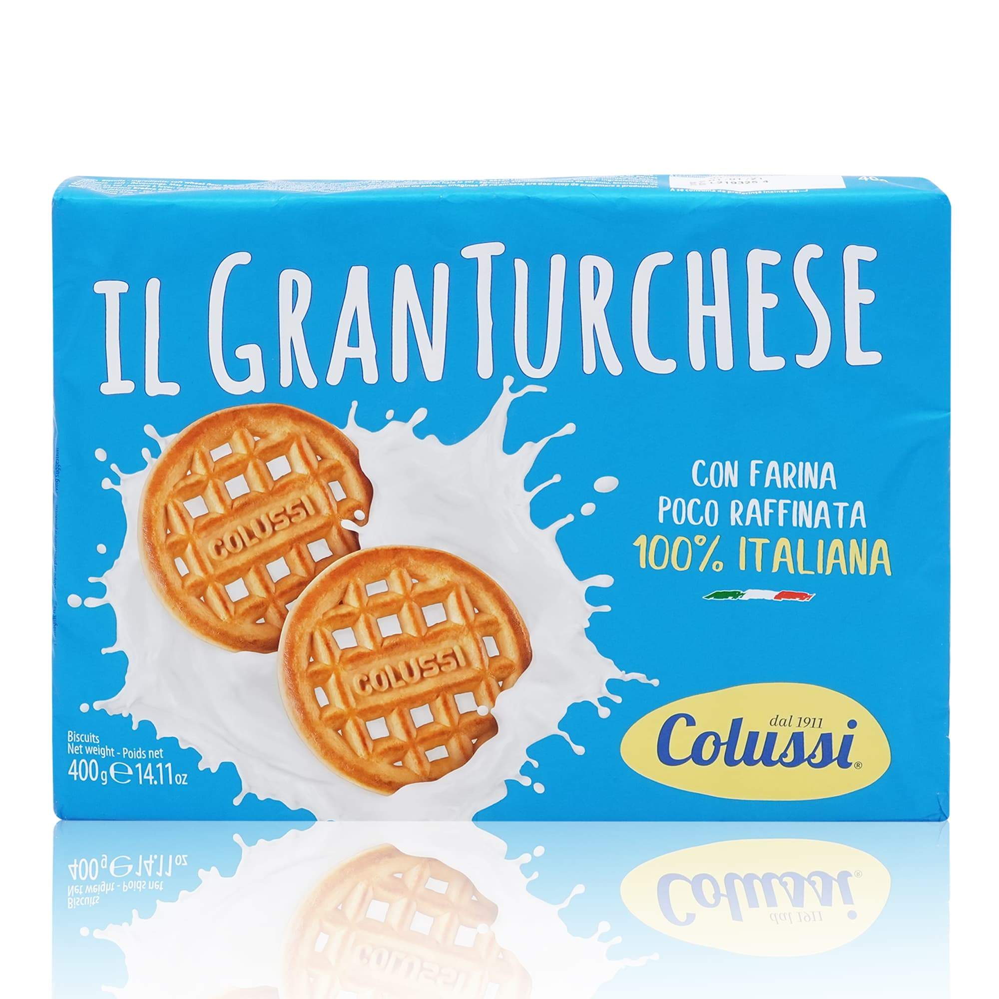 COLUSSI Biscotti GranTurchese – Mürbeteigekse GranTurchese - 0,400kg - italienisch-einkaufen.de