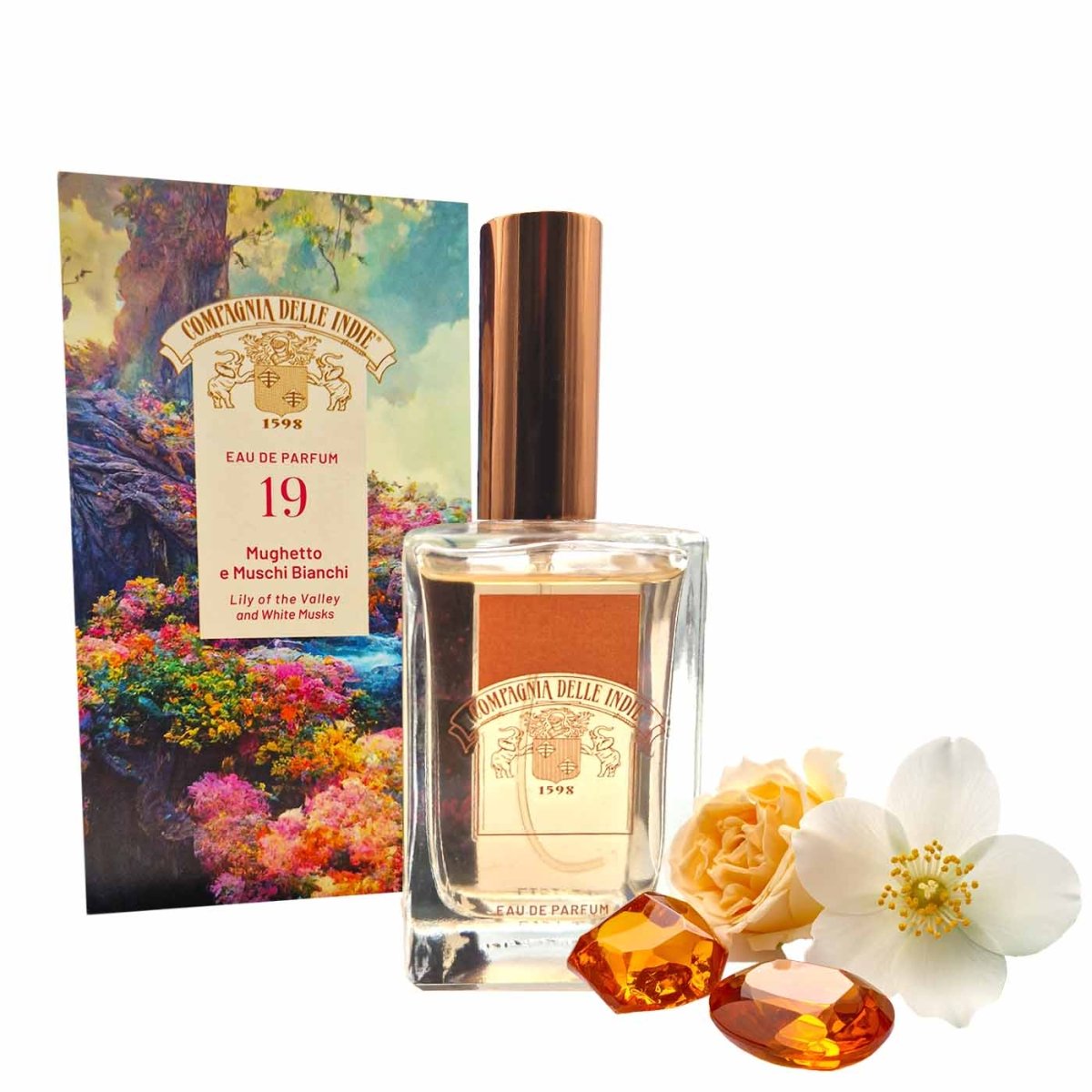 Compagnia delle Indie Eau de Parfum 19 Mughetto e Muschi Bianchi 75ml - italienisch - einkaufen.de