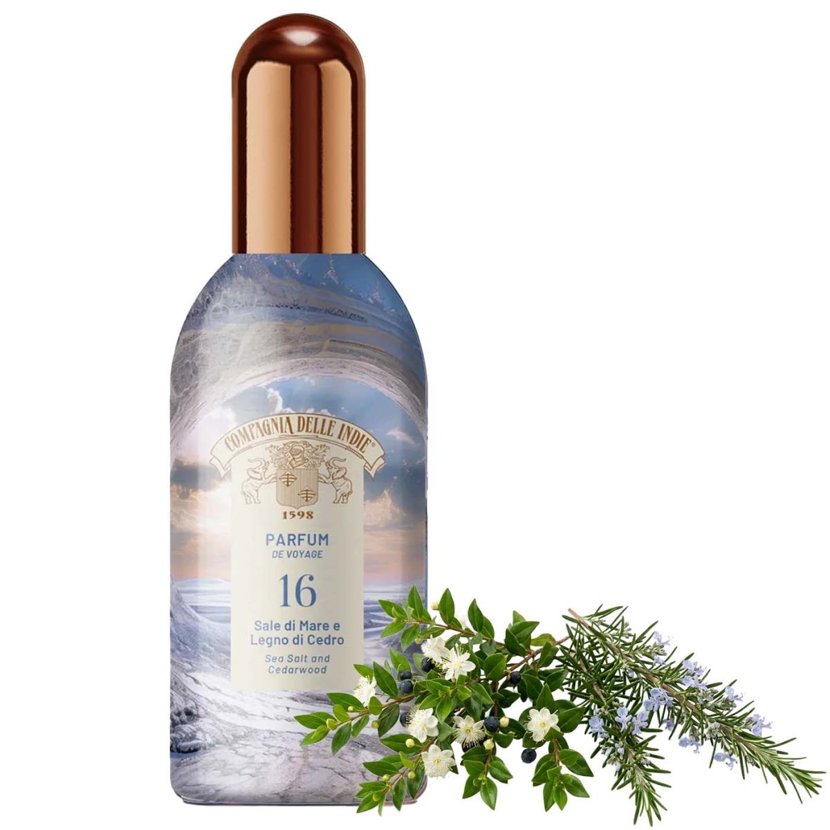 Compagnia delle Indie Parfum de Voyage 16 Sale di Mare e Legno di Cedro 100 ml - italienisch - einkaufen.de