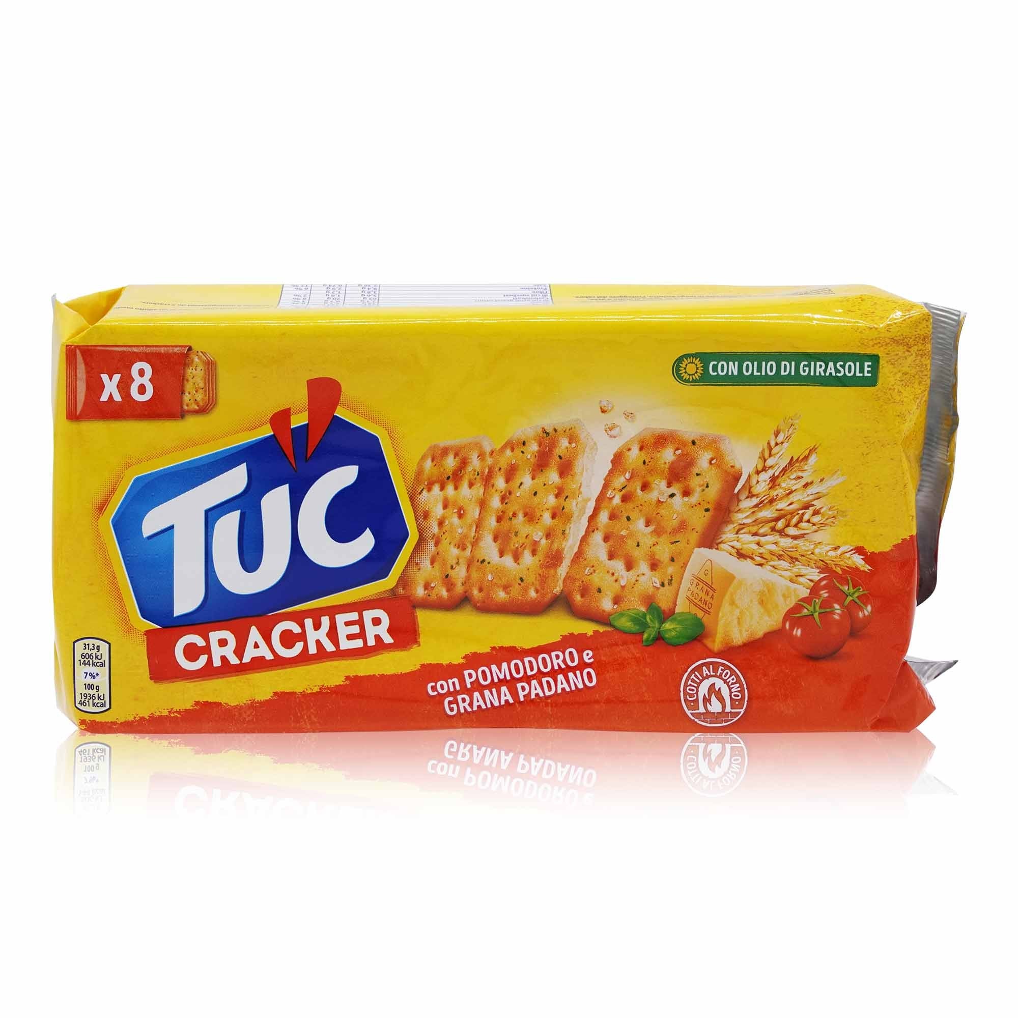 Cracker TUC Pomodoro e Grana Padano – Tomate und Parmesan - 0,250kg - italienisch-einkaufen.de