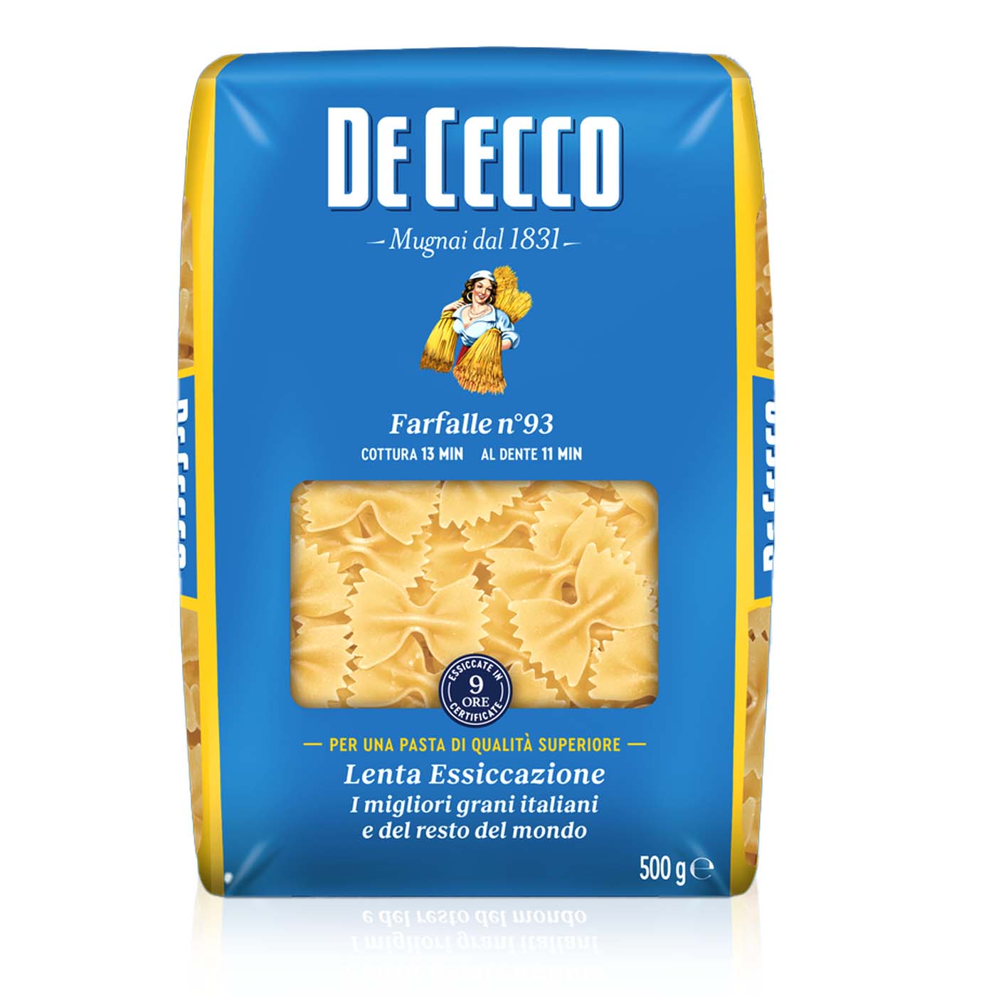 DE CECCO Farfalle n°93 – Farfalle Nr.93 - 0,5kg - italienisch - einkaufen.de