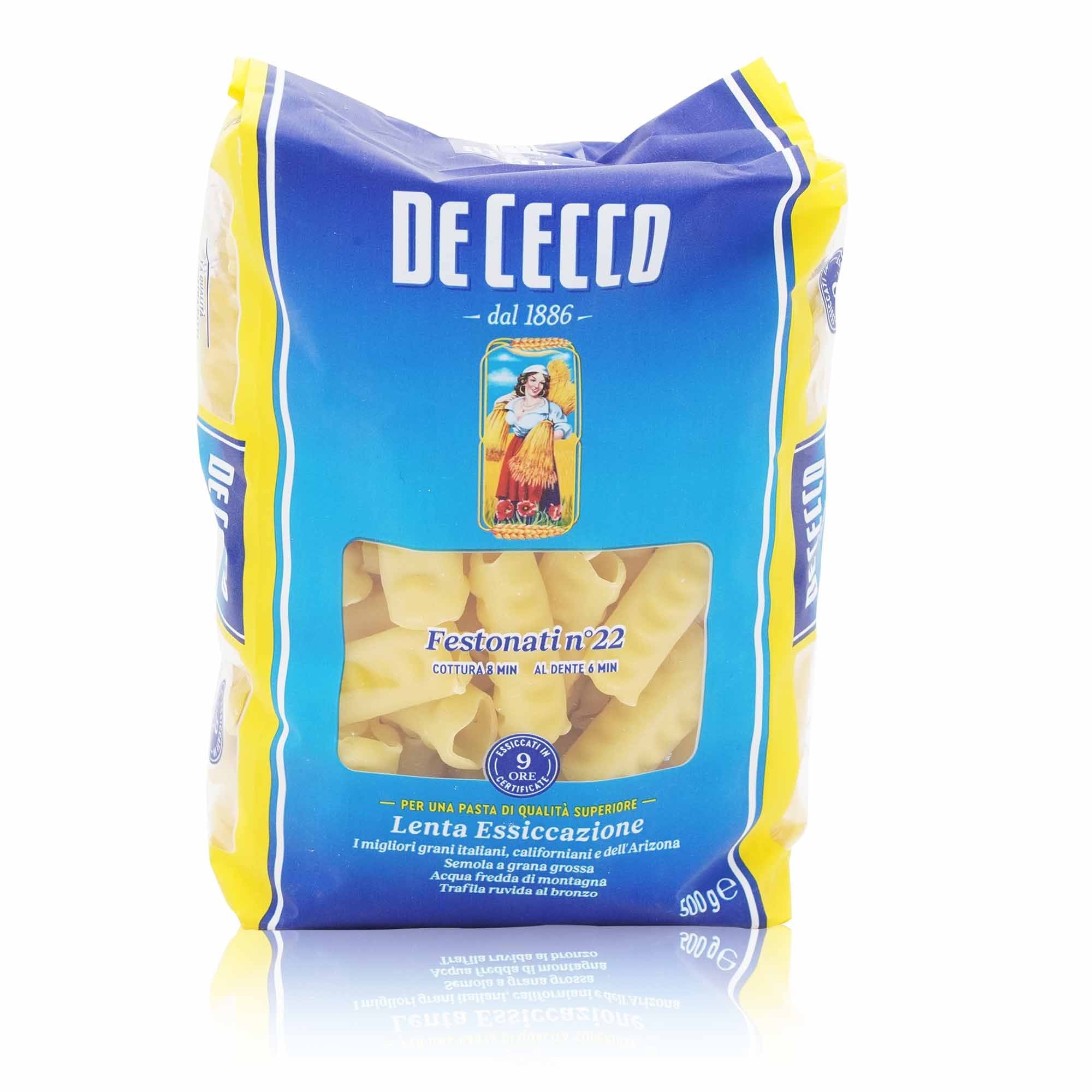 DE CECCO Festonati n° 22 – Festonati Nr.22 - 0,5kg - italienisch - einkaufen.de