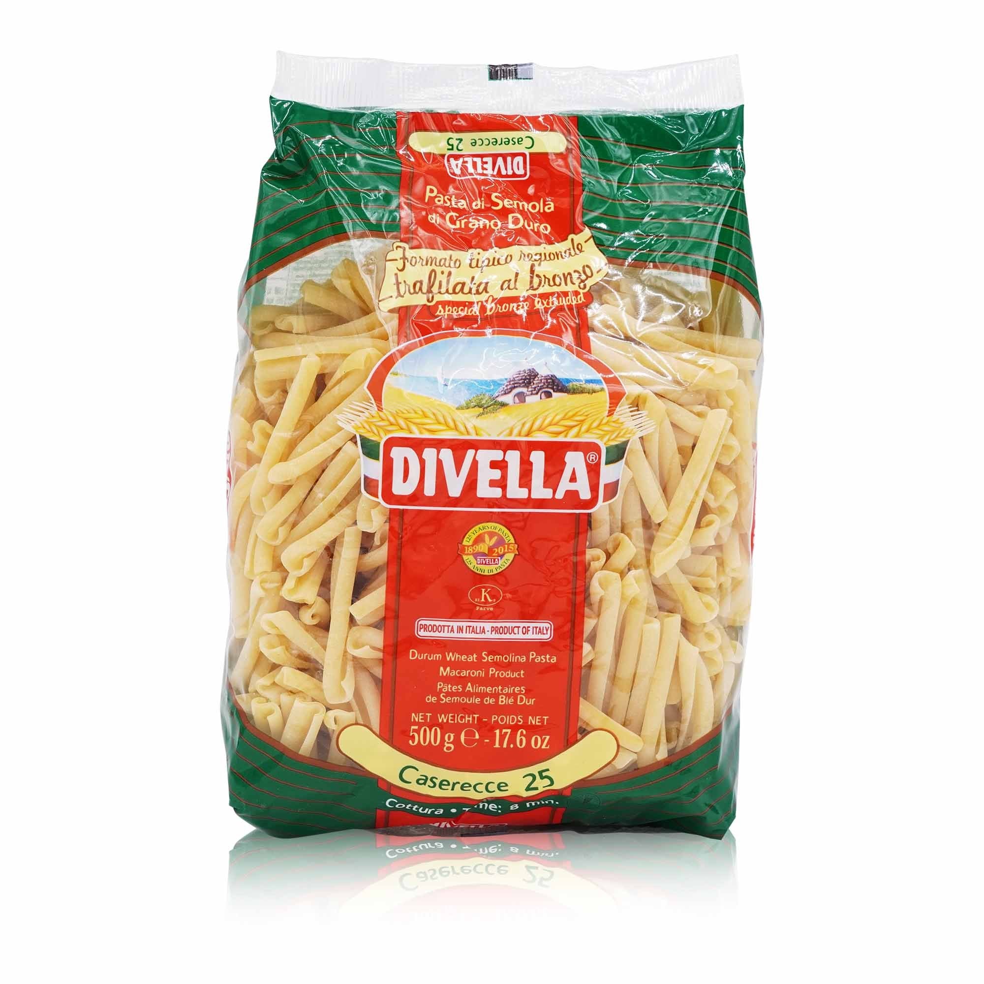 DIVELLA Casarecce n° 25 – Caserecce Nr. 25 - 0,5kg - italienisch - einkaufen.de