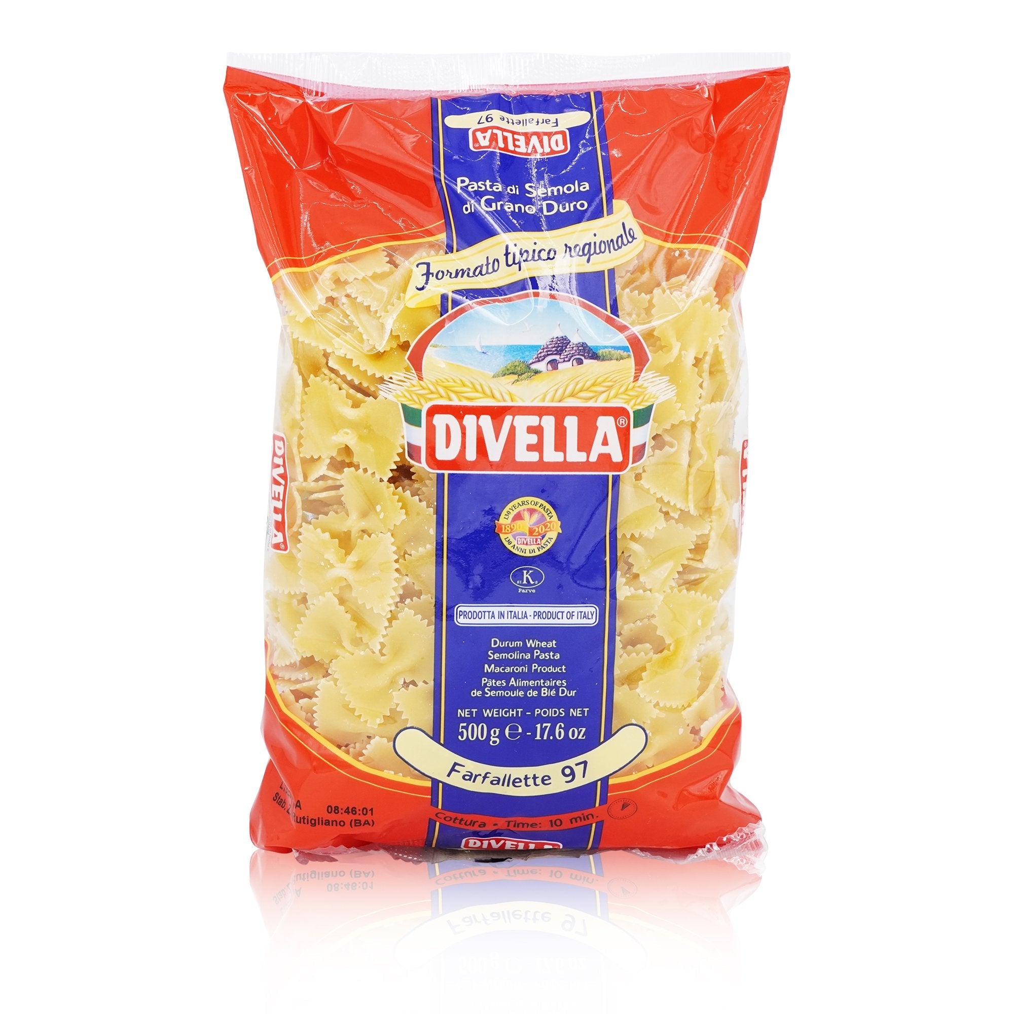 DIVELLA Farfallette n°97 – Pasta Farfallette Nr.97 - 0,5kg - italienisch - einkaufen.de