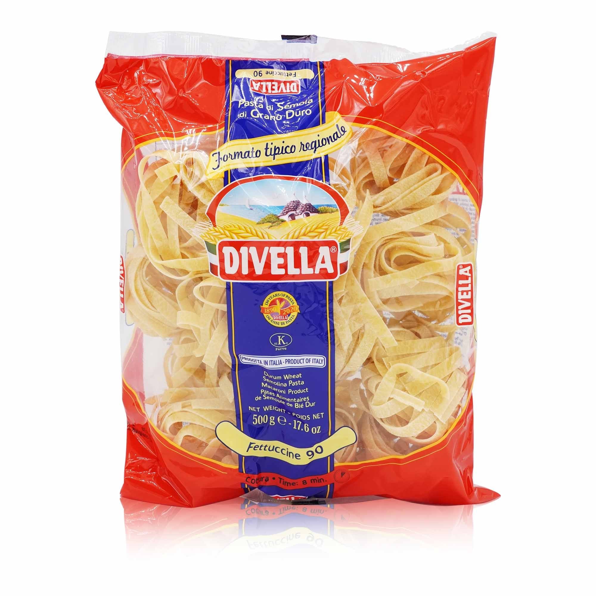 DIVELLA Fettuccine nidi n° 90 – Fettuccine Nr.90 - 0,5kg - italienisch - einkaufen.de