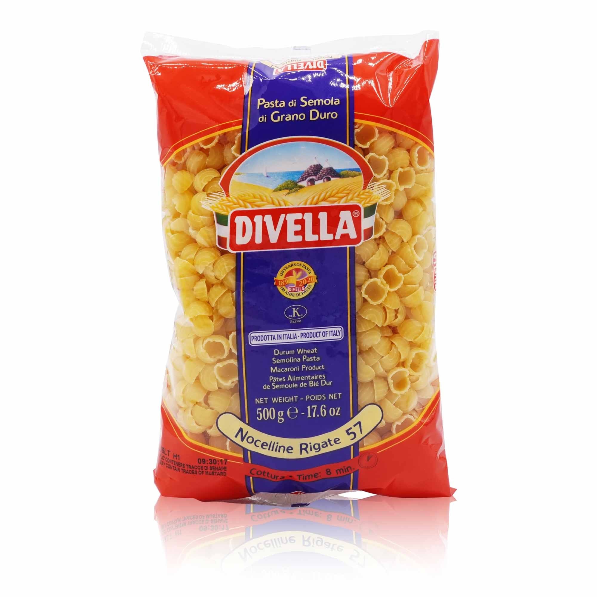 DIVELLA Nocelline Rigate n°57 – Nocelline gerippt Nr.57 - 0,5kg - italienisch - einkaufen.de