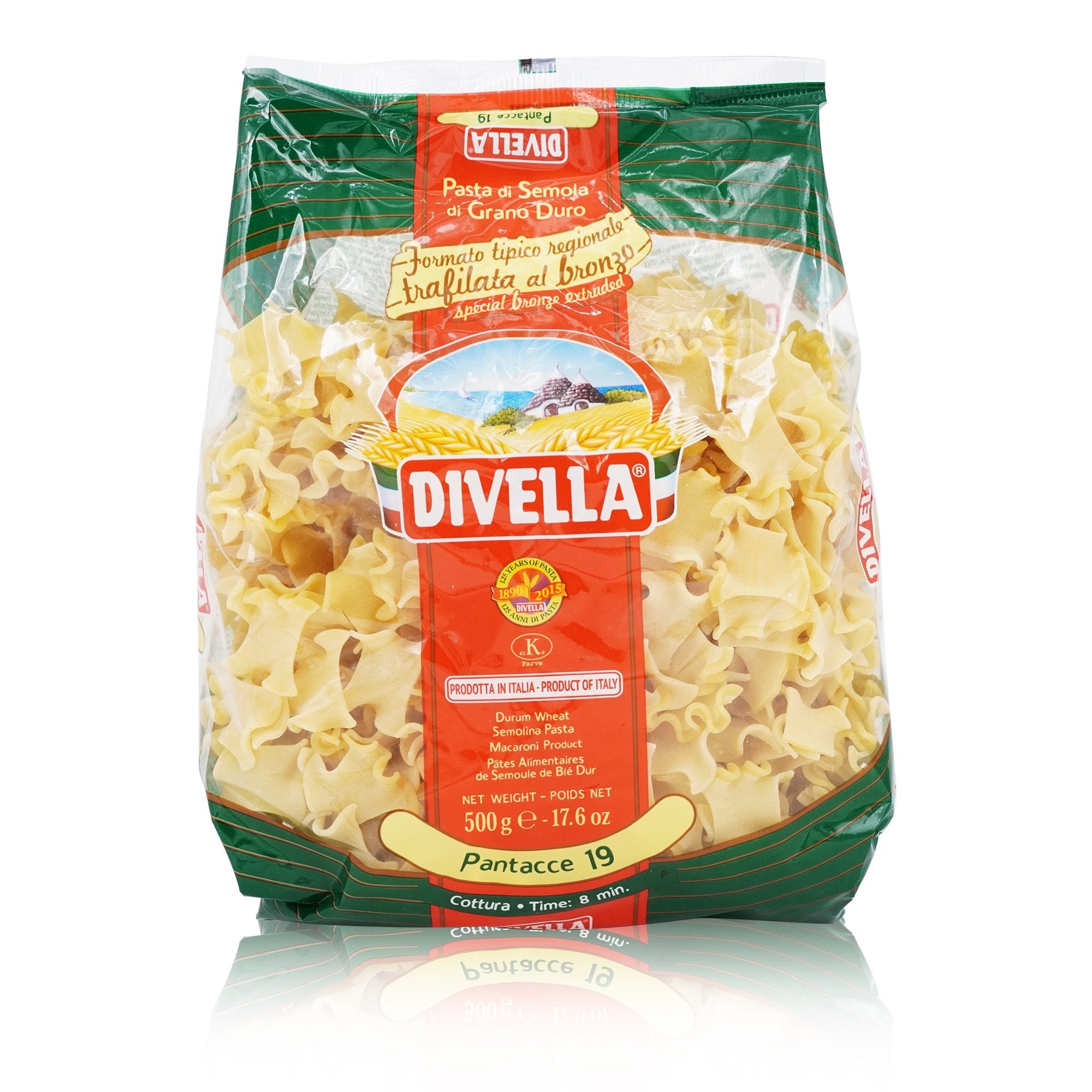 DIVELLA Pantacce n°19 – Pasta Pantacce Nr.19 - 0,5kg - italienisch - einkaufen.de