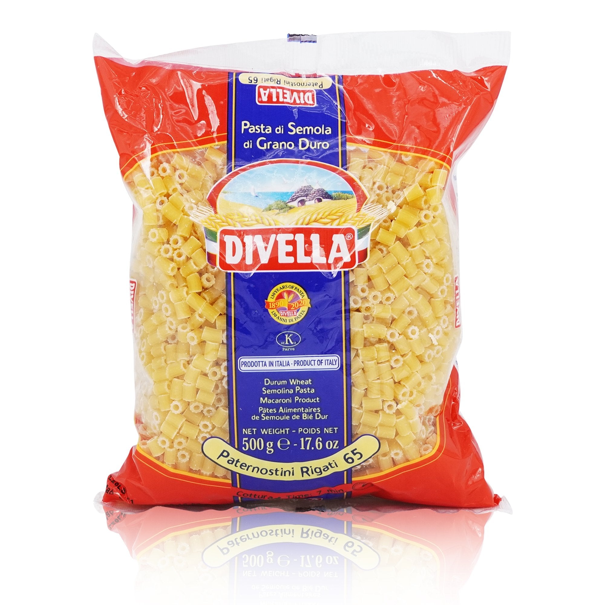 DIVELLA Paternostini Rigati Nr.65 500g - italienisch - einkaufen.de