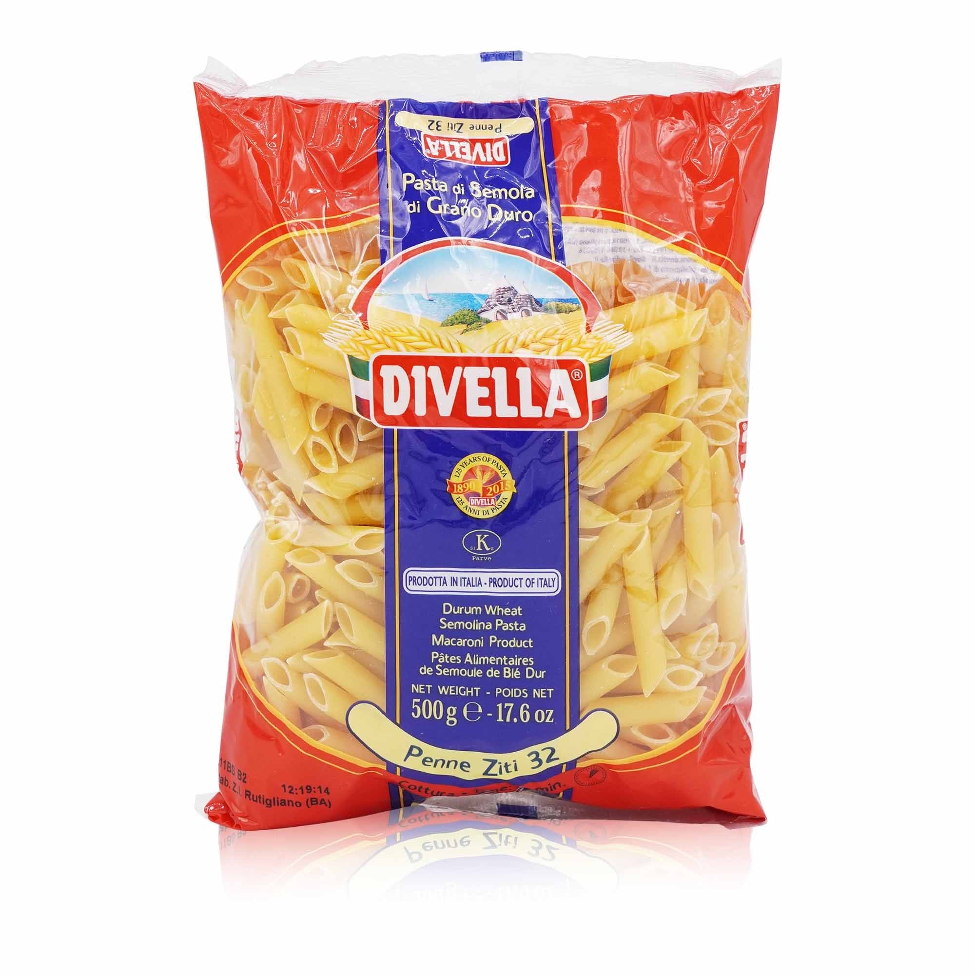 DIVELLA - Penne Ziti Nr. 32 - 0,5kg - italienisch - einkaufen.de