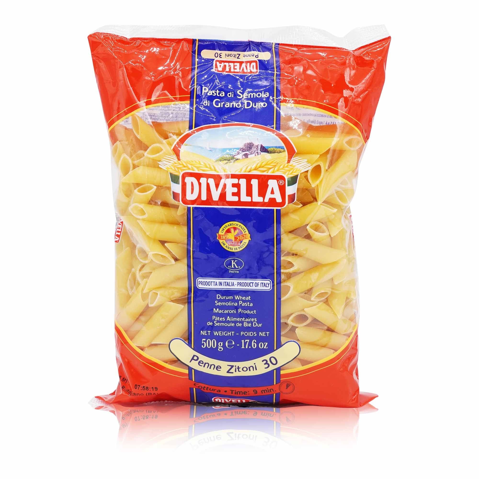 DIVELLA - Penne Zitoni Nr. 30 - 0,5kg - italienisch - einkaufen.de