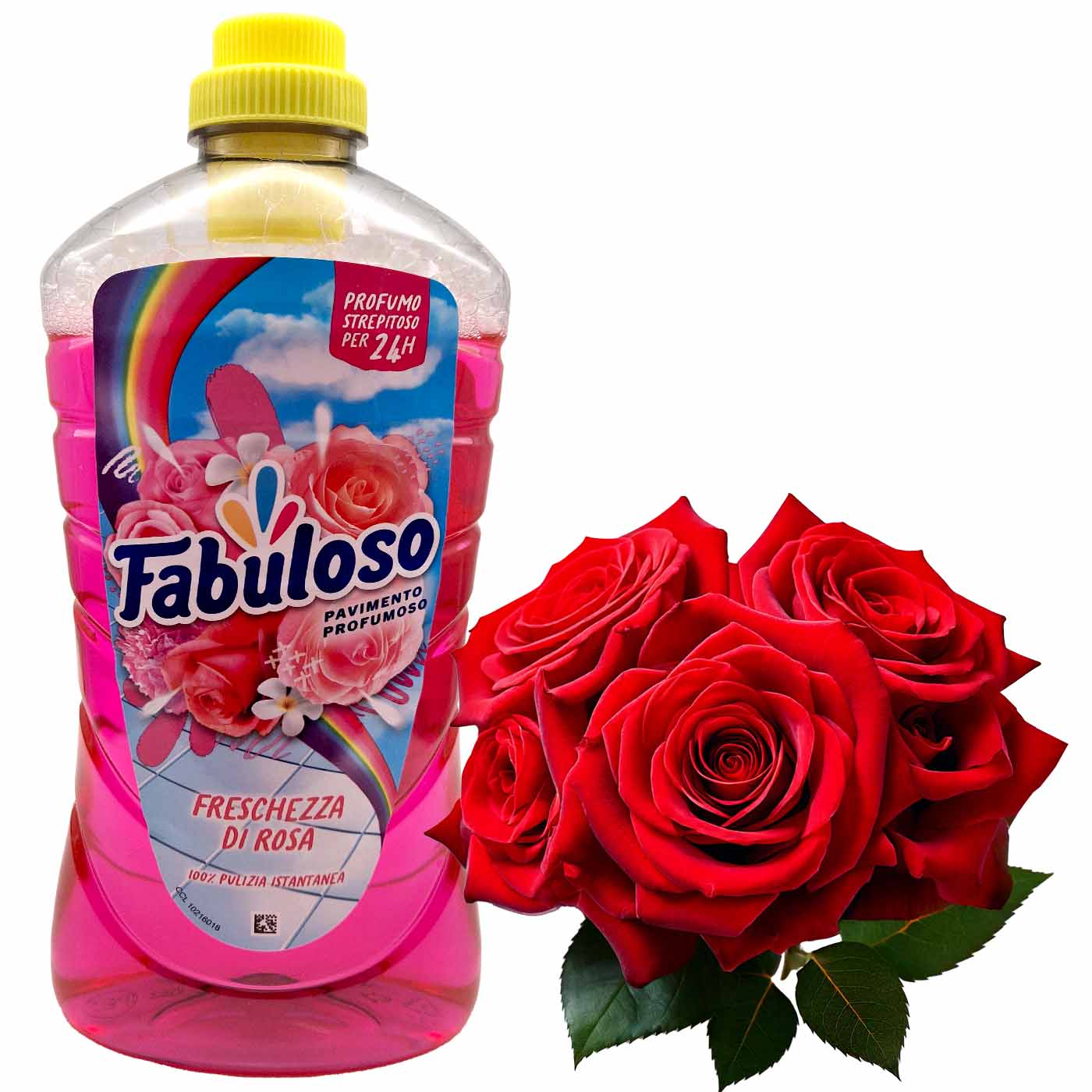 Fabuloso detersivo pavimenti profumato di Rosa 950ml - italienisch - einkaufen.de