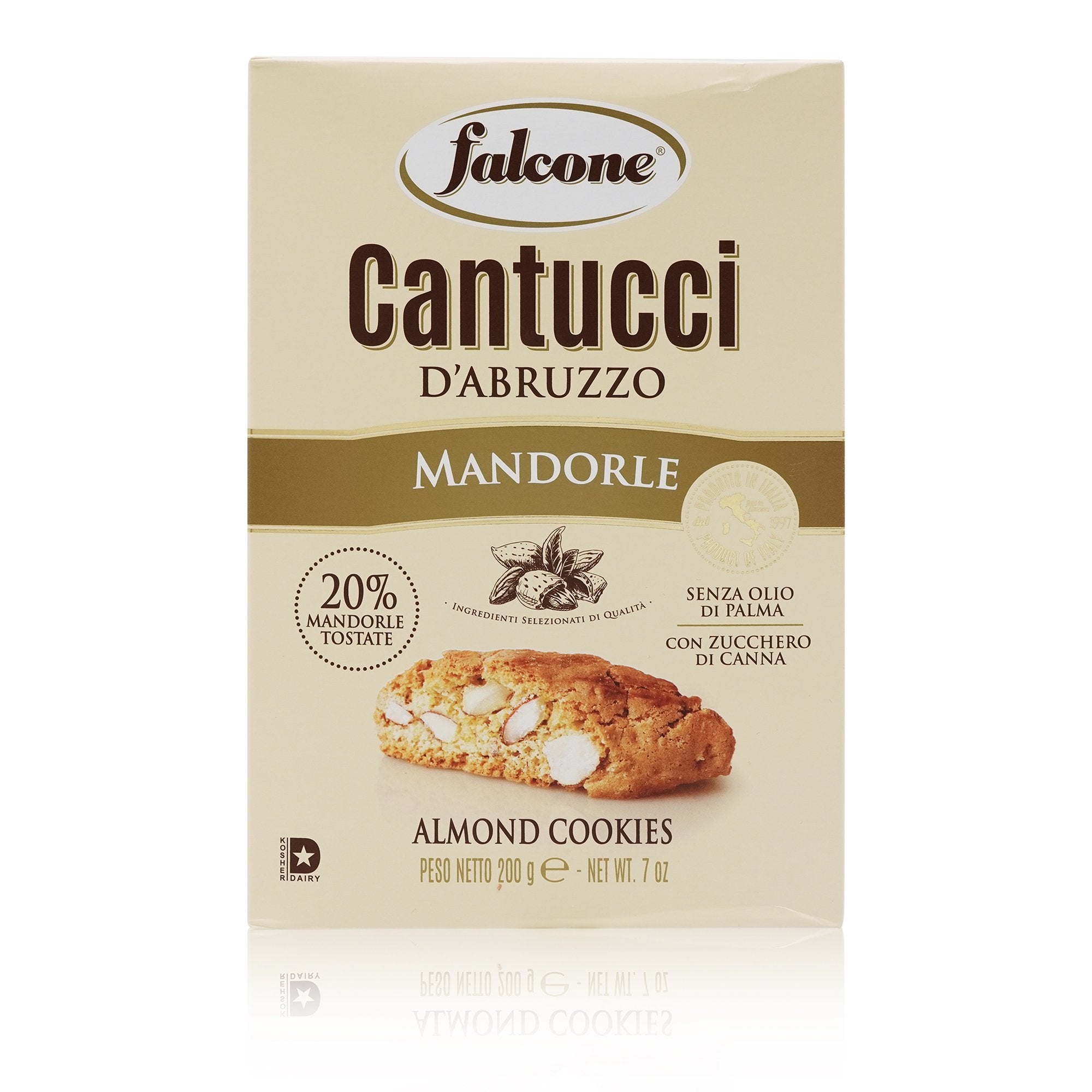 FALCONE Cantucci alla mandorla – Cantucci mit Mandeln - 0,180kg - italienisch - einkaufen.de