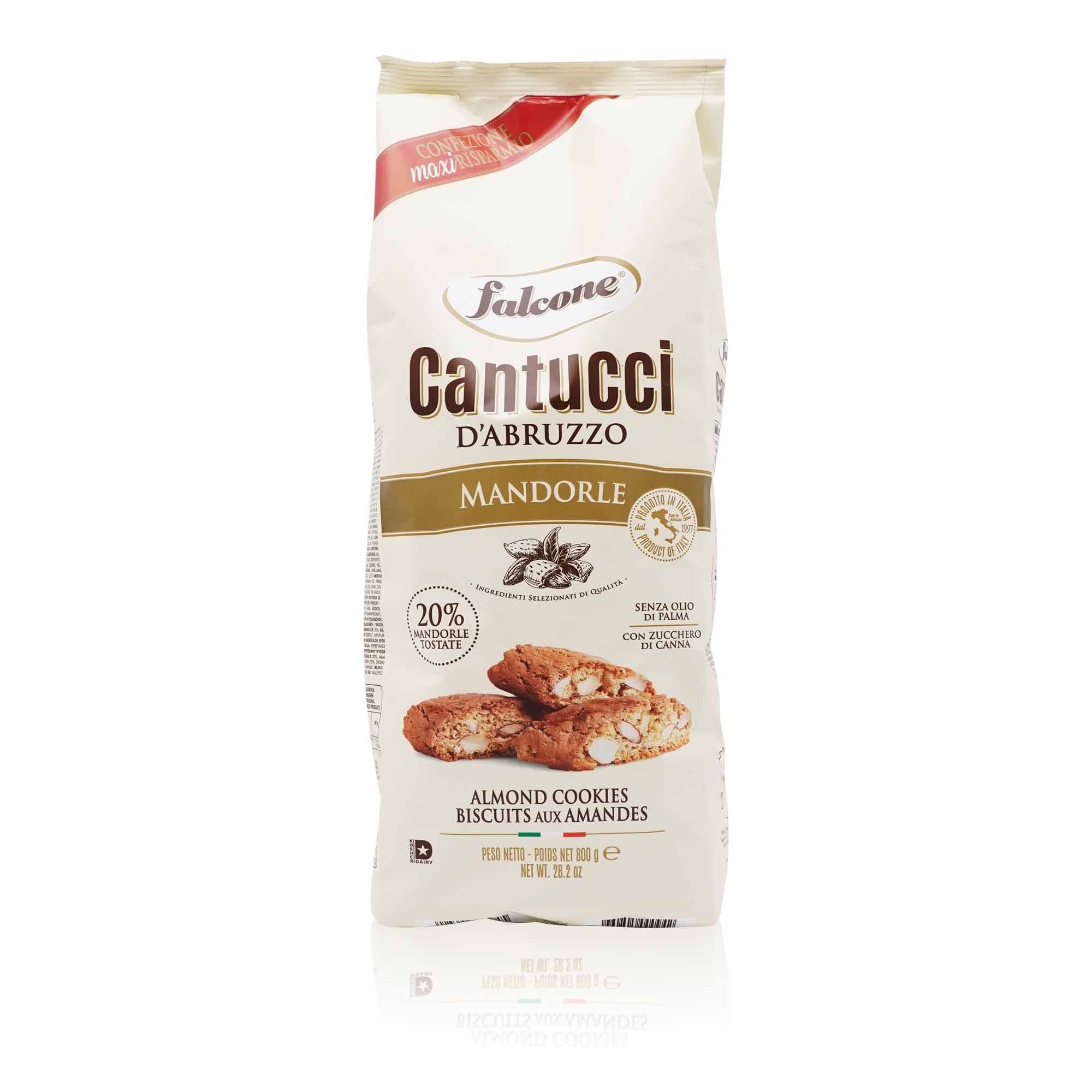 FALCONE Cantucci mandorla maxi – Cantucci Mandeln Maxipack - 0,8kg - italienisch-einkaufen.de