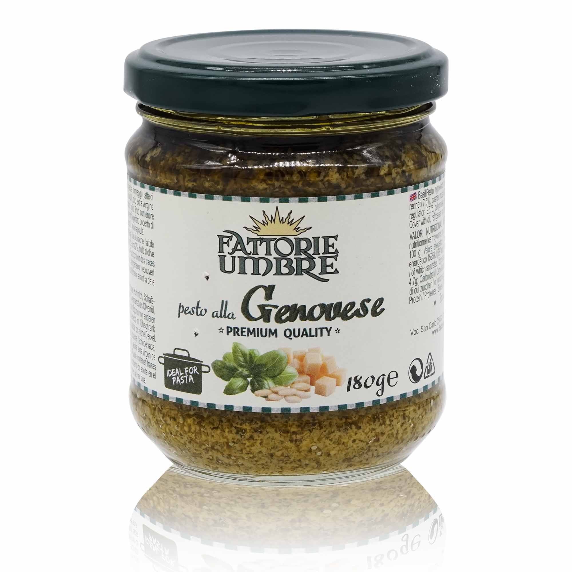 FATTORIE UMBRE Pesto alla Genovese – Pesto Genovese - 0,180kg - italienisch - einkaufen.de