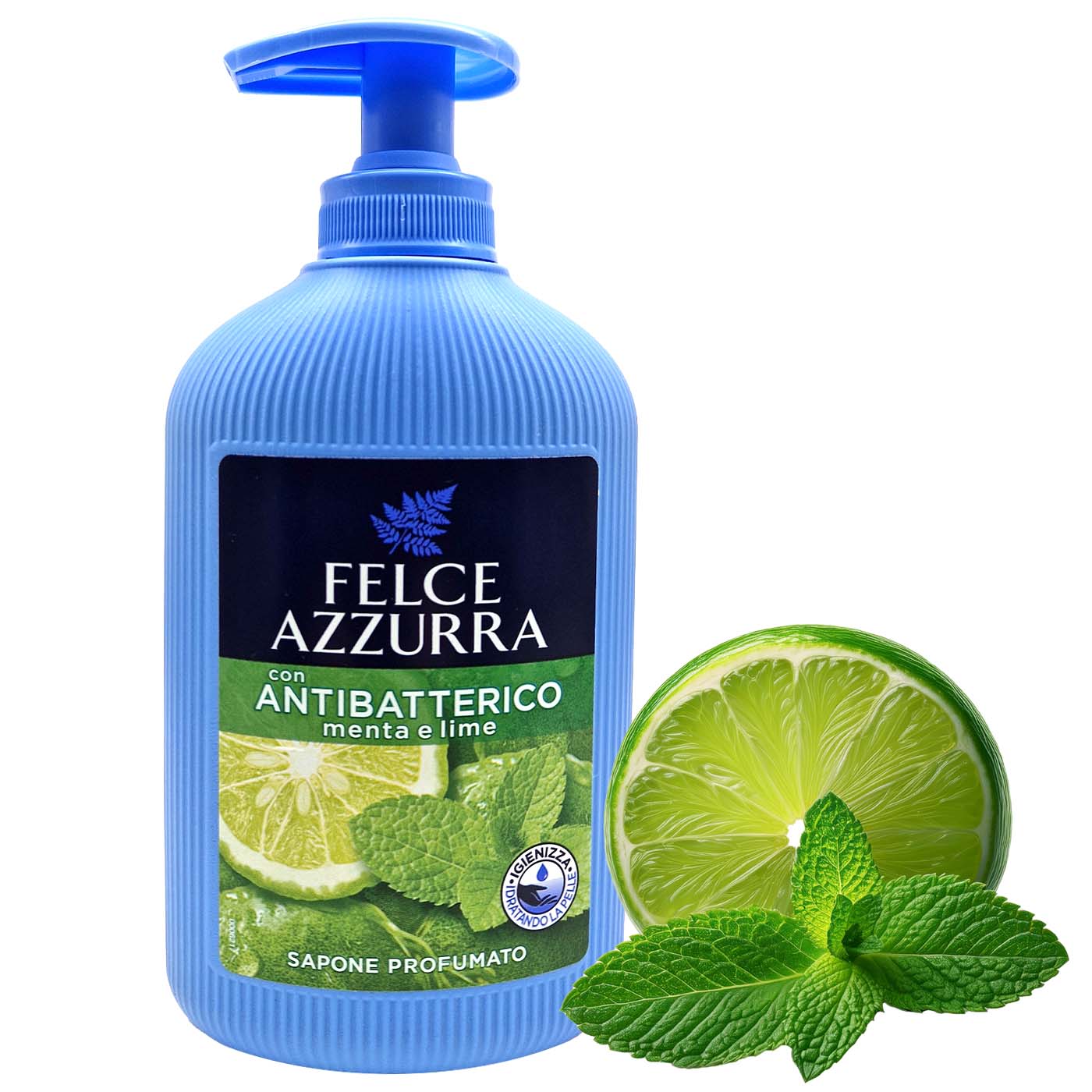 Felce Azzurra Flüssigseife Minze & Limette 300ml - italienisch - einkaufen.de