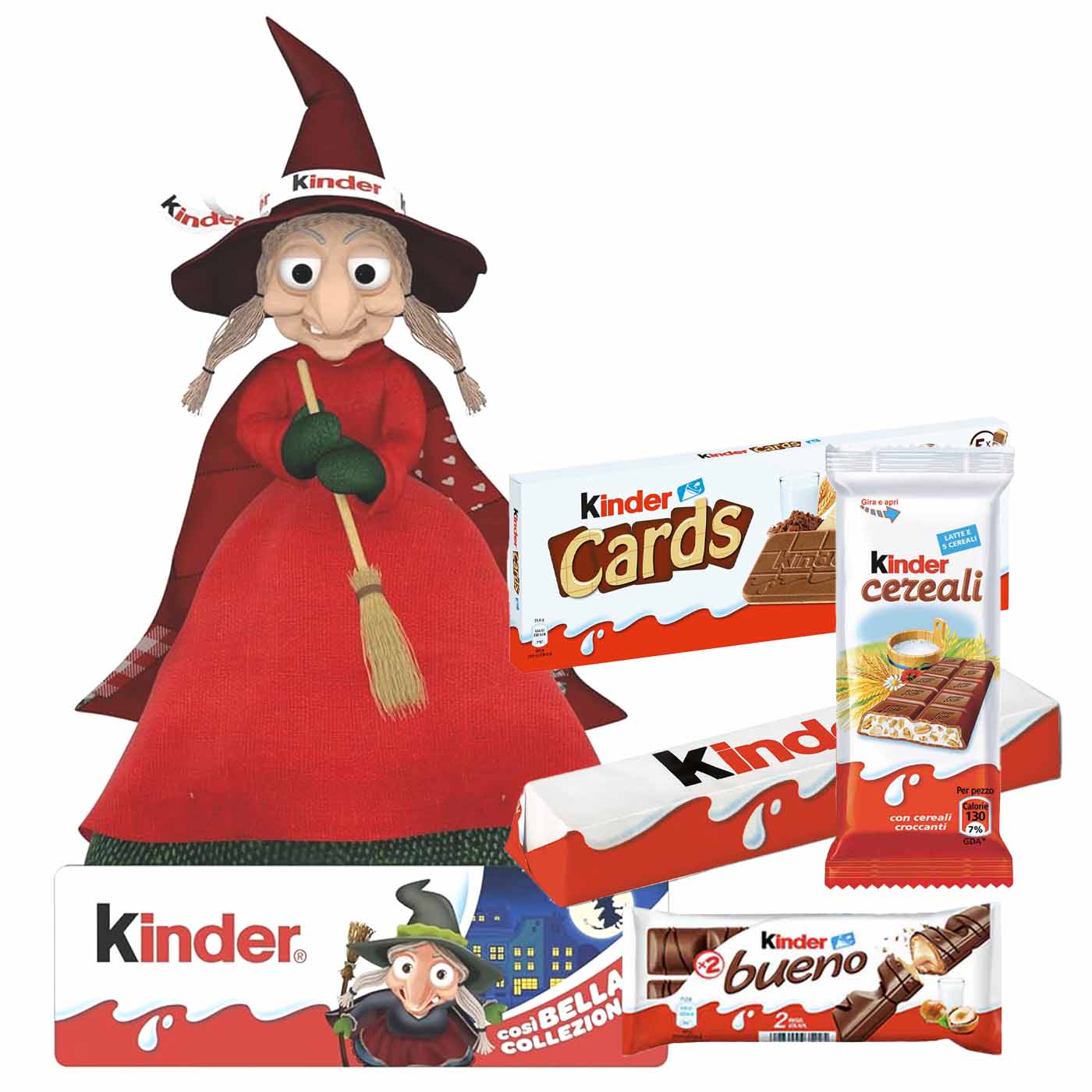 Ferrero Kinder Happy Calza Befana 5 pezzi 165 g - italienisch - einkaufen.de