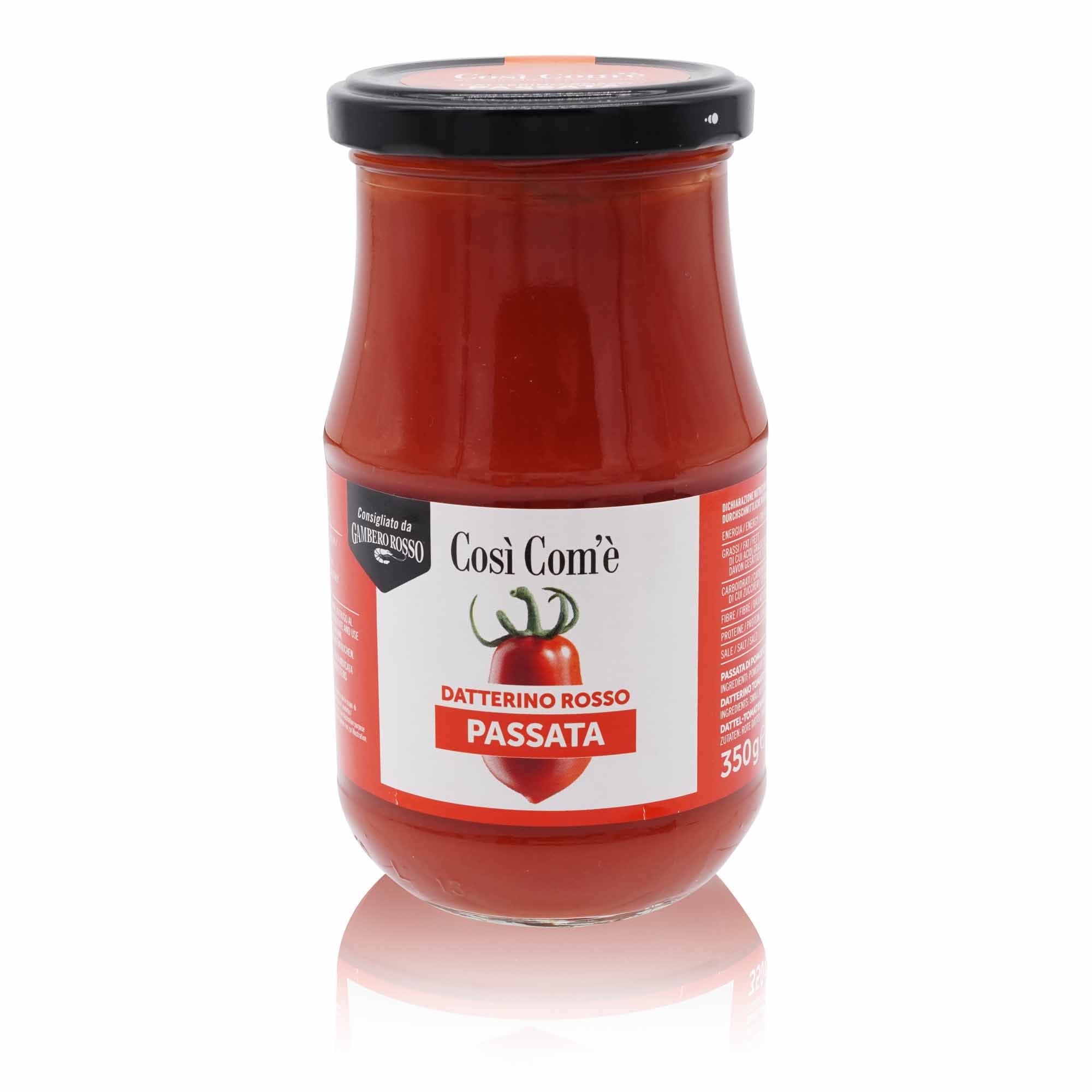 FINAGRICOLA Passata Datterino Rosso – Dattel - Tomatenpüree - 0,350kg - italienisch - einkaufen.de