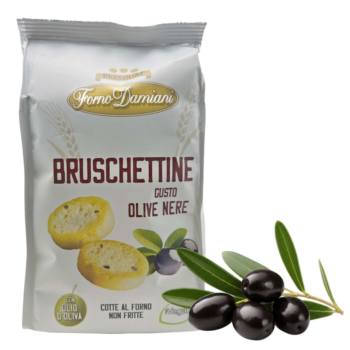 Forno Damiani Bruschettine Gusto Olive Nere 90g - italienisch - einkaufen.de