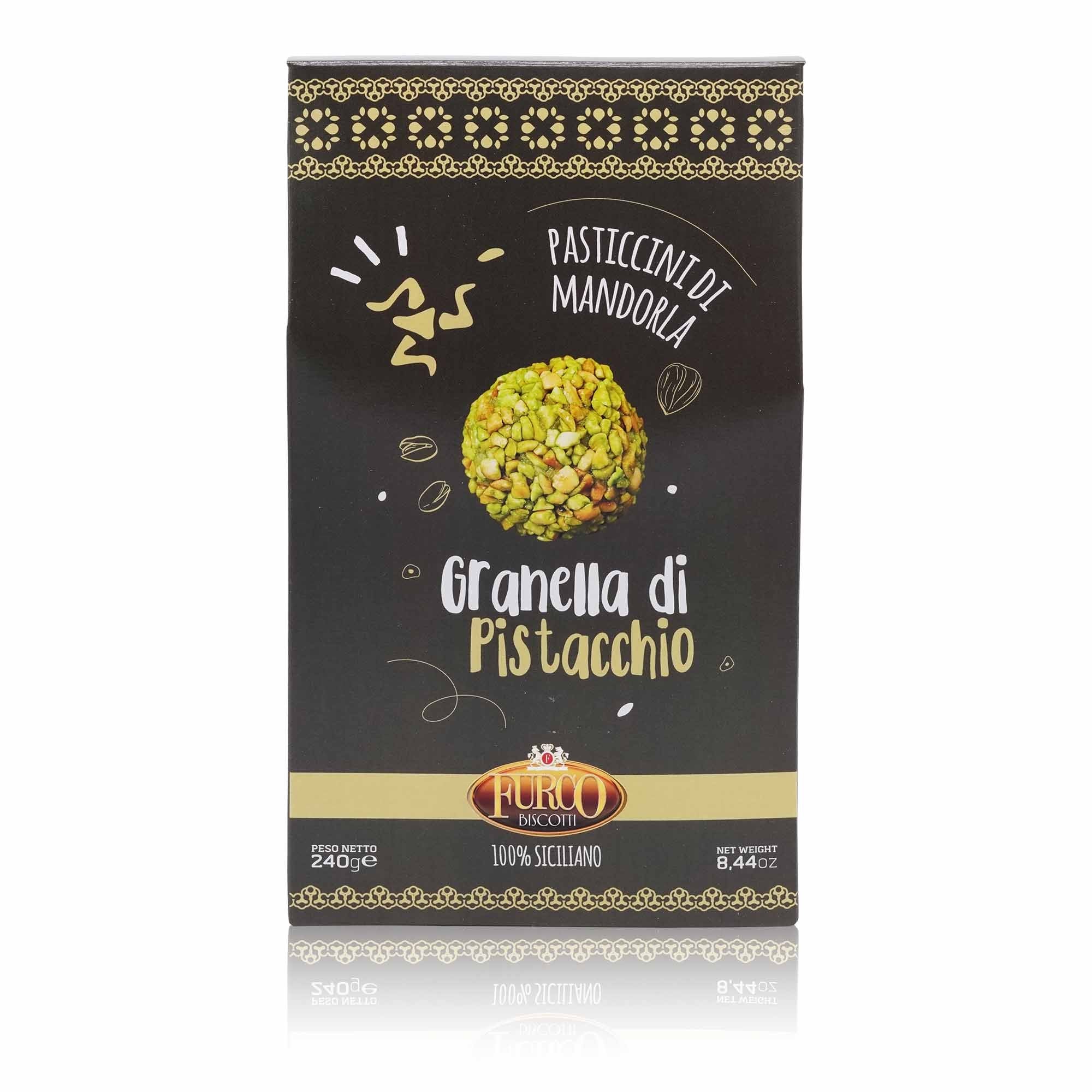 FURCO Pasticcini di mandorle al pistacchio – Mandelgebäck mit Pistazie - 0,250kg - italienisch - einkaufen.de