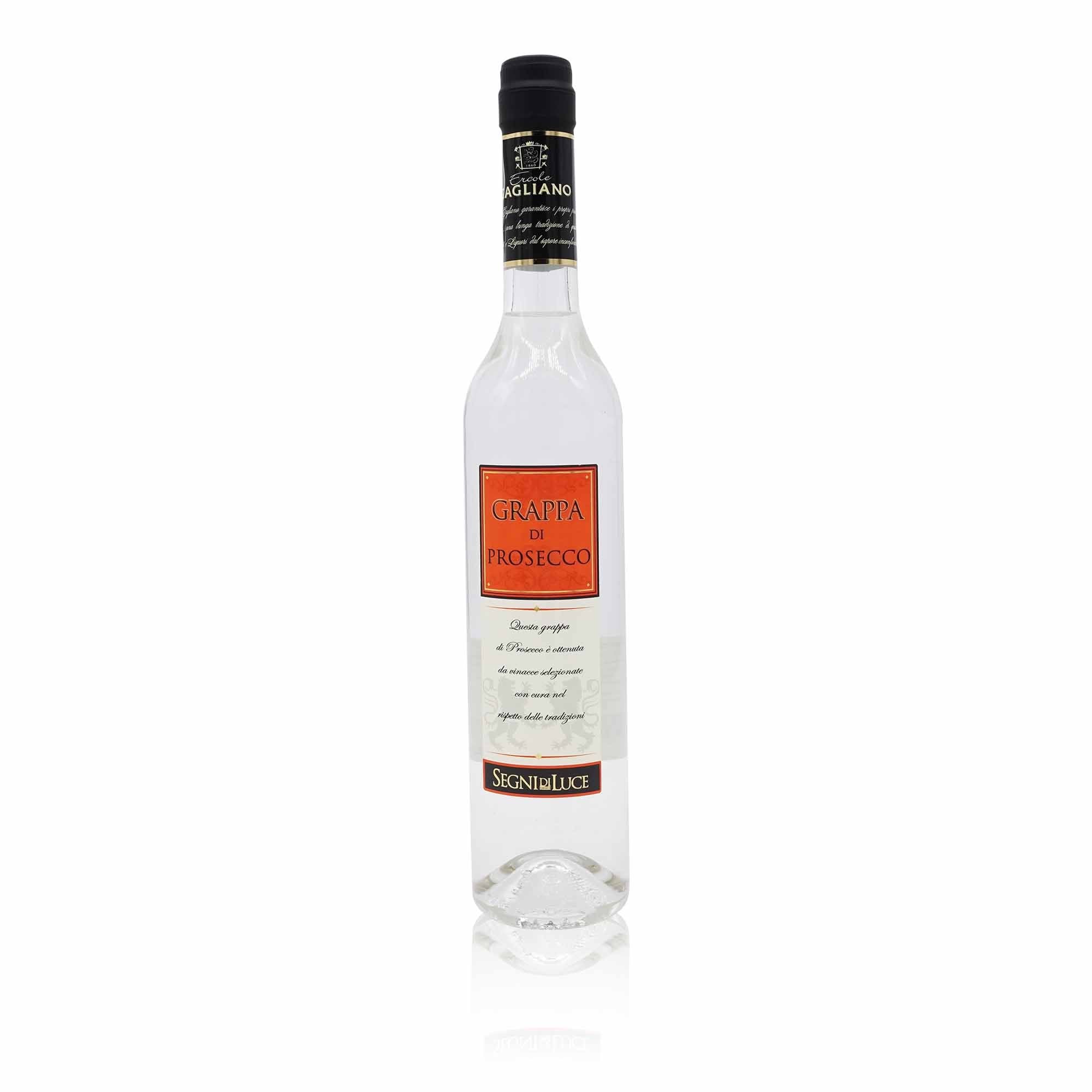 GAGLIANO Grappa di Prosecco Segni di luce – Grappa aus Prosecco Segni di luce - 0,5l - italienisch - einkaufen.de