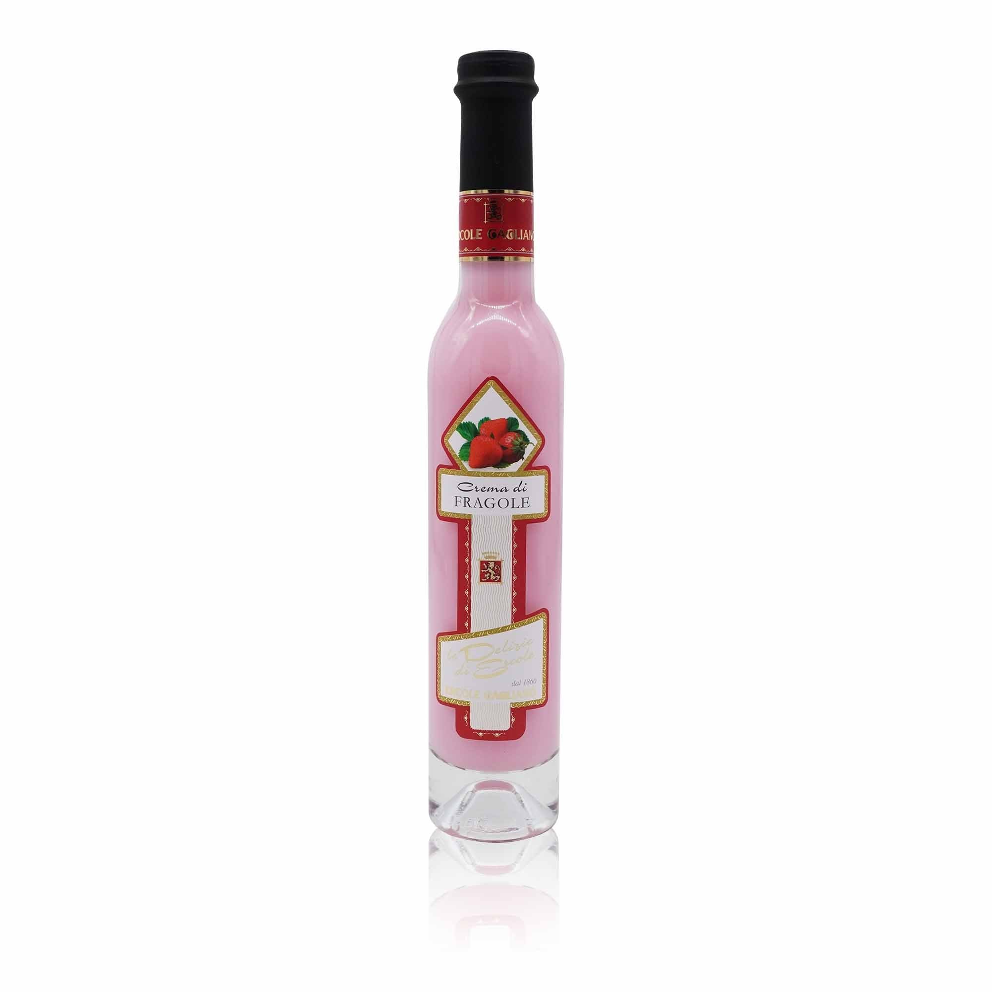 GAGLIANO Liquore crema di fragole – Erdbeercremelikör - 0,2l - italienisch-einkaufen.de