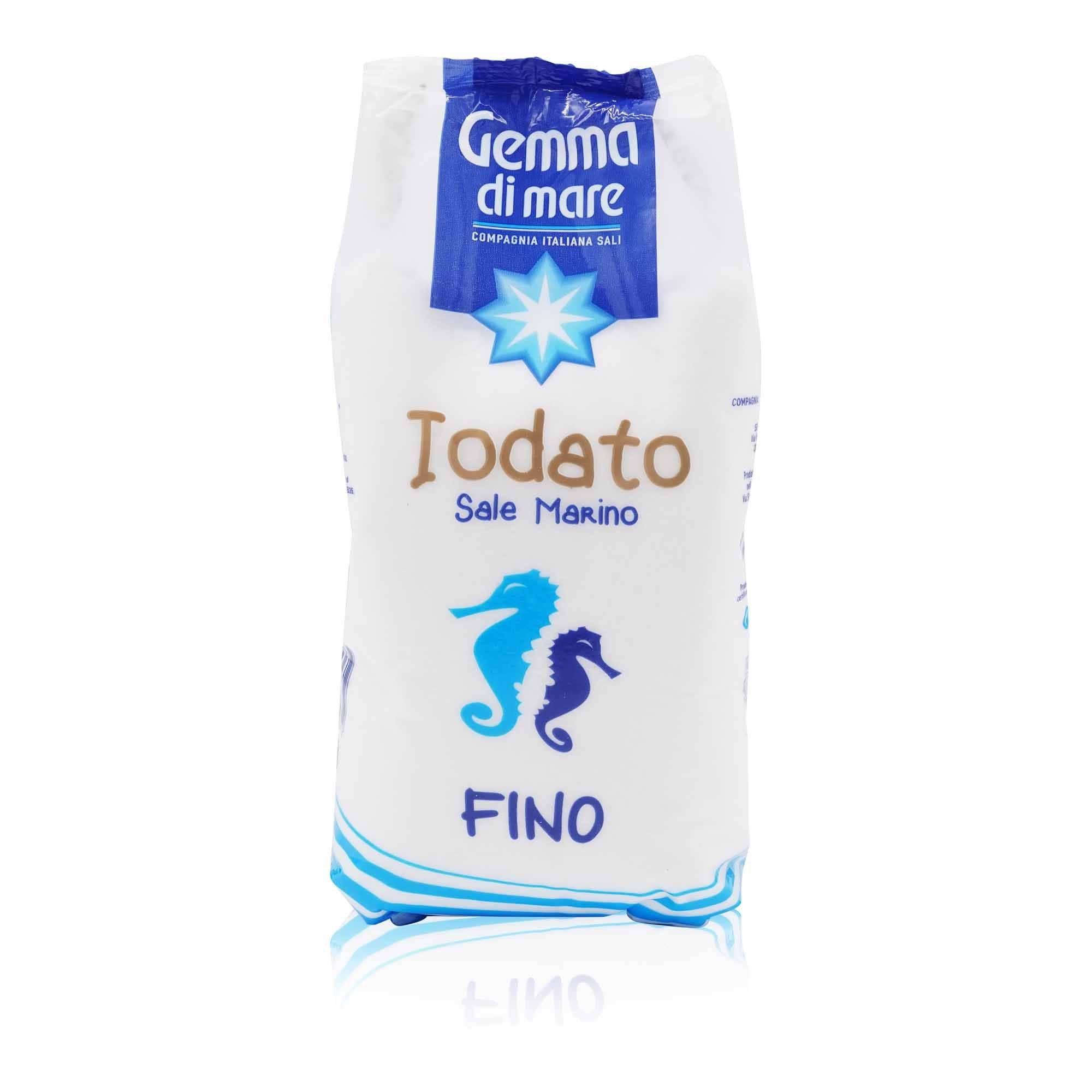 GEMMA DI MARE Sale iodato fino – Jodsalz fein - 1kg - italienisch - einkaufen.de