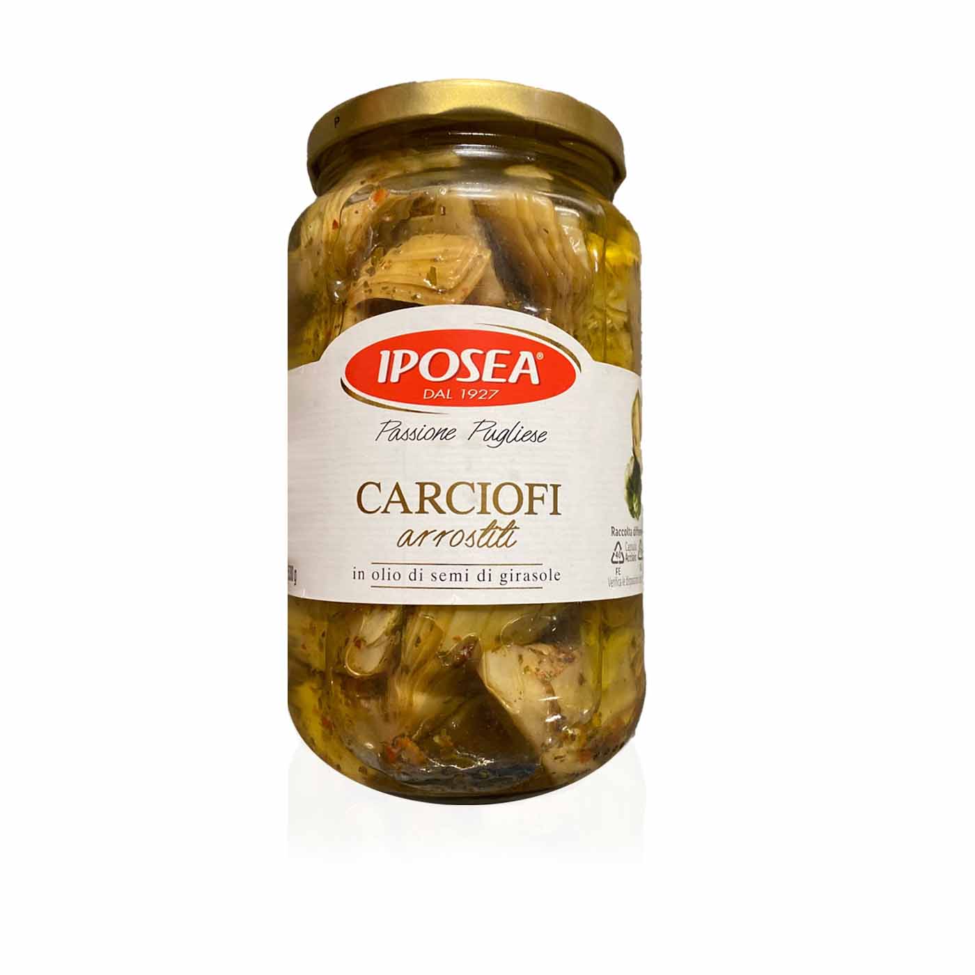 IPOSEA Carciofi arrostiti - Artischocken gegrillt- 0,530kg - italienisch-einkaufen.de