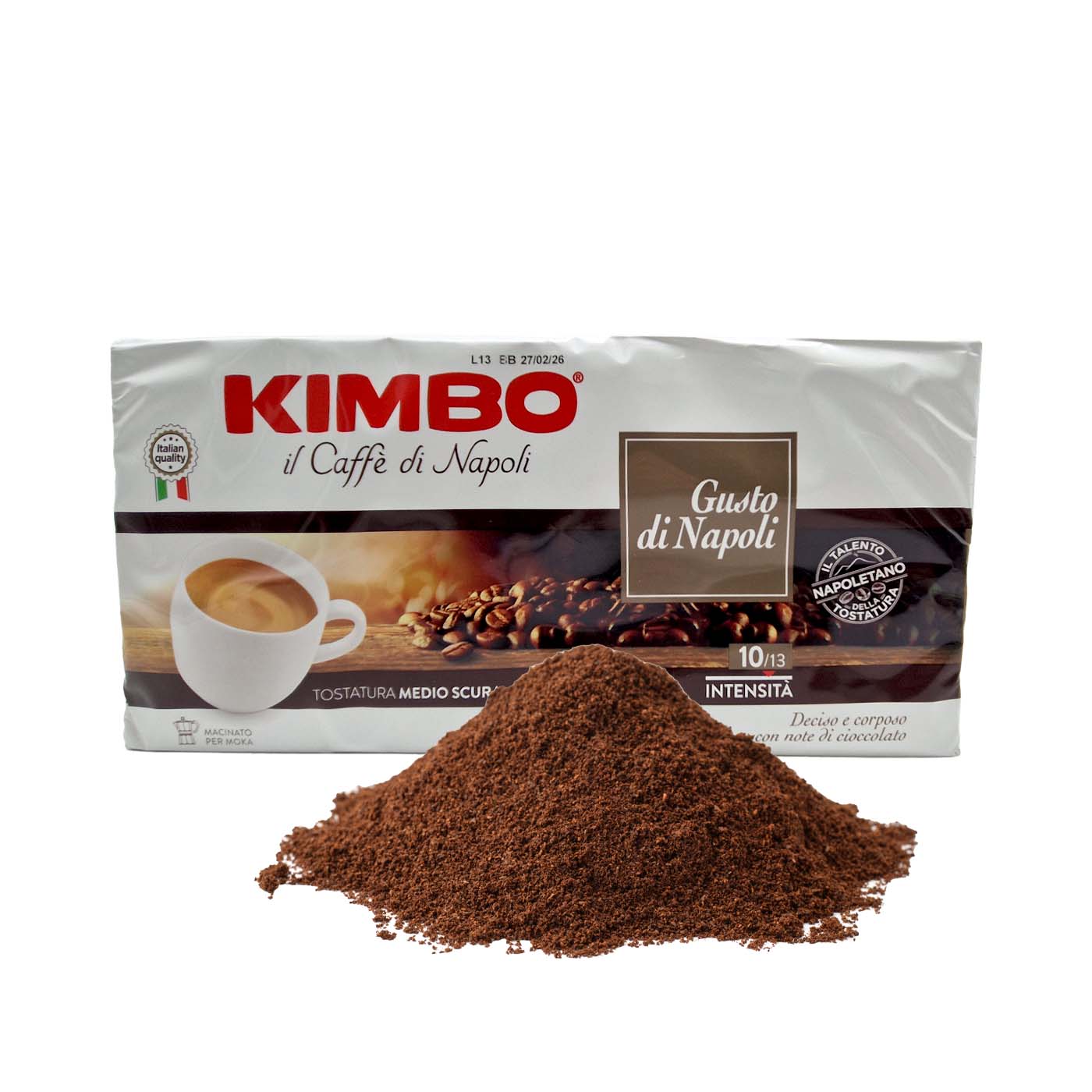 KIMBO Caffè Gusto di Napoli – Kaffee gemahlen – 4x 0,250kg - italienisch - einkaufen.de