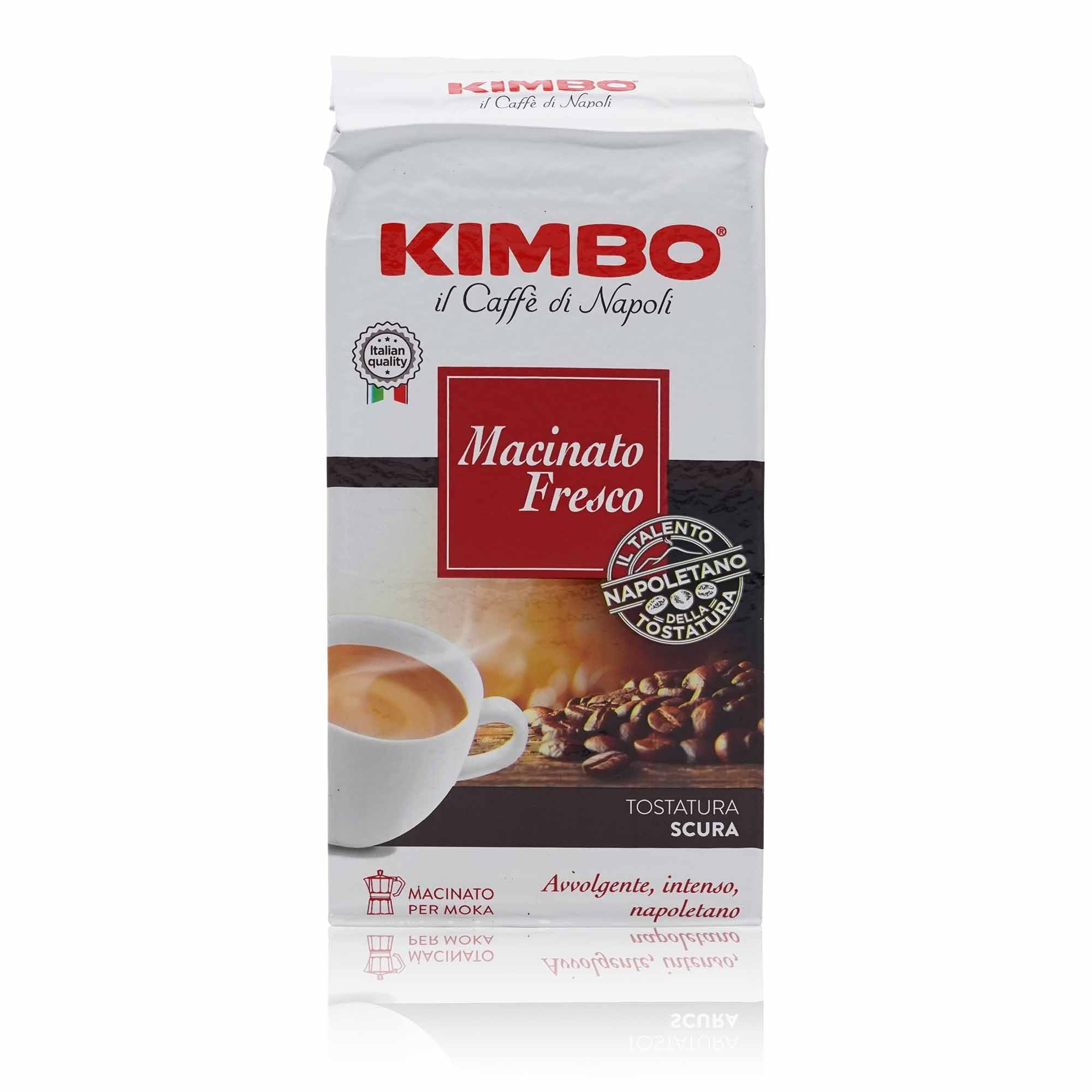 KIMBO Caffè Macinato Fresco napoletano – Kaffee Frisch gemahlen neapoletanisch - 0,250kg - italienisch - einkaufen.de