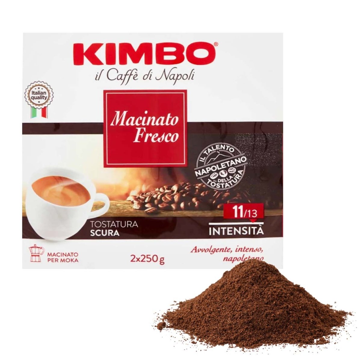 Kimbo Espresso Macinato fresco 2x 250g - italienisch - einkaufen.de