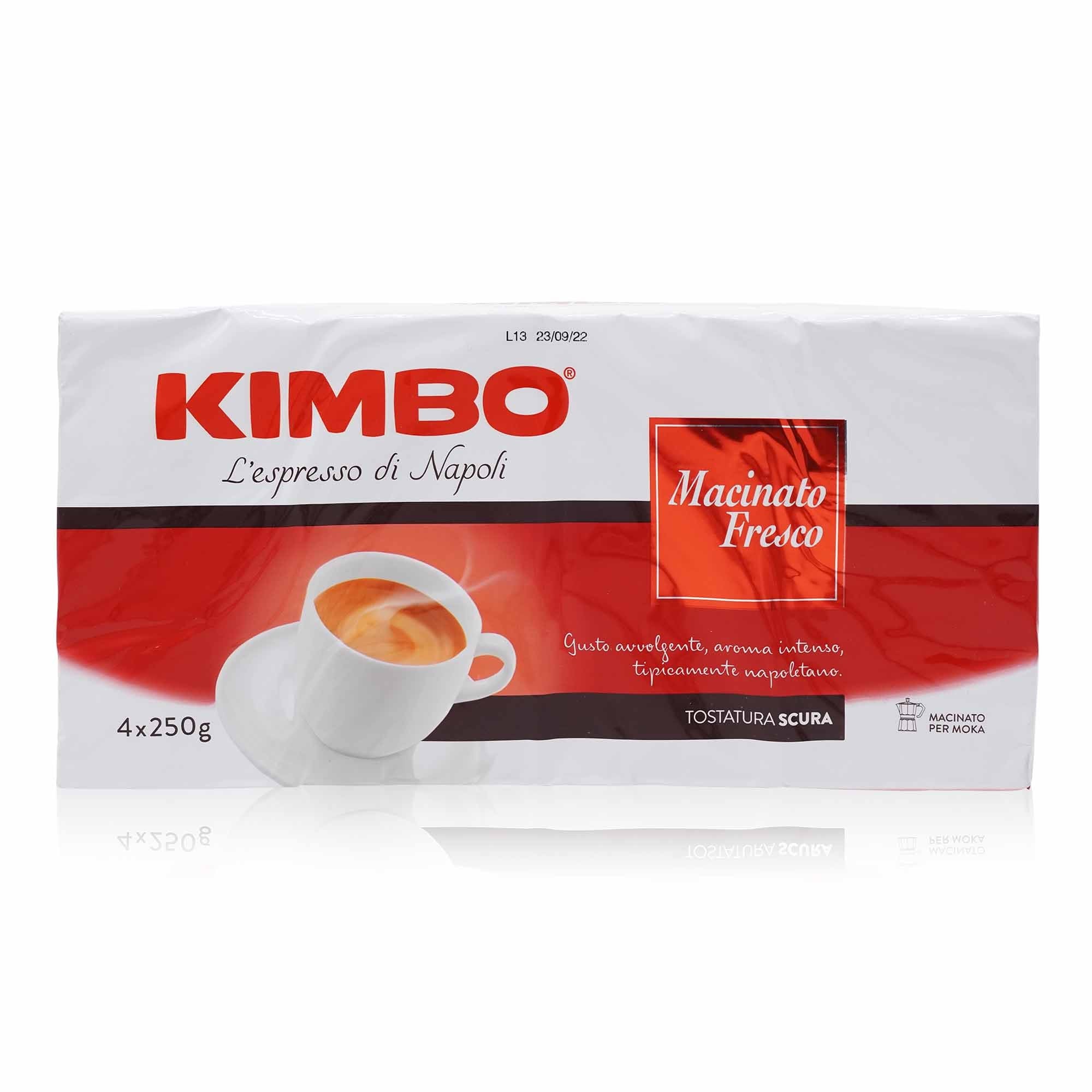 KIMBO Espresso Macinato Fresco – Kaffeeespresso gemahlen - 1kg - italienisch - einkaufen.de