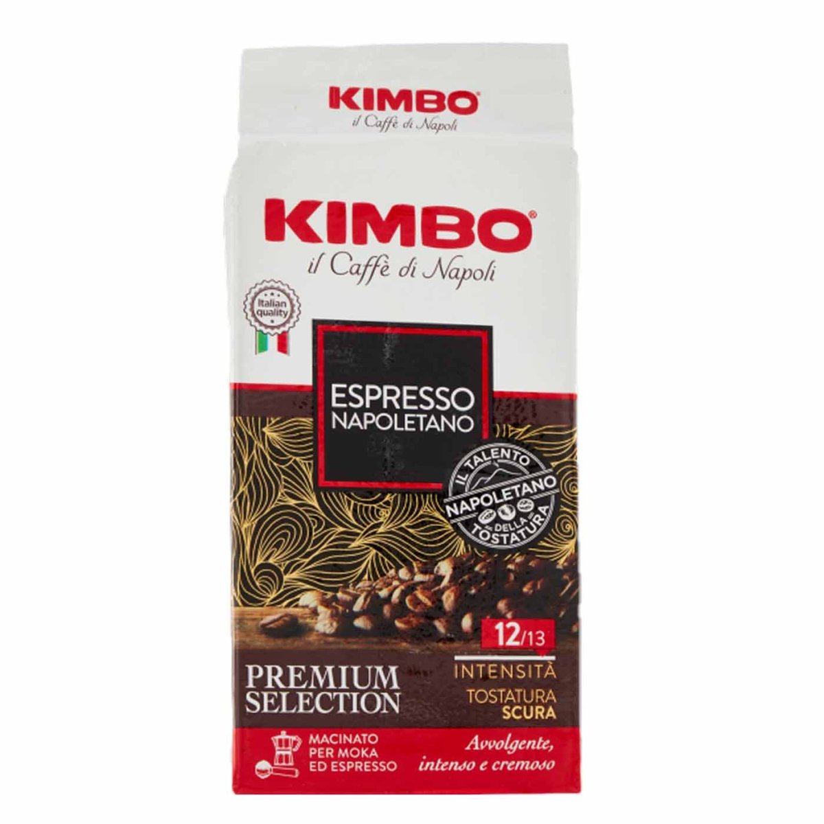 KIMBO Espresso Napoletano gemahlen - 0,250kg - italienisch - einkaufen.de
