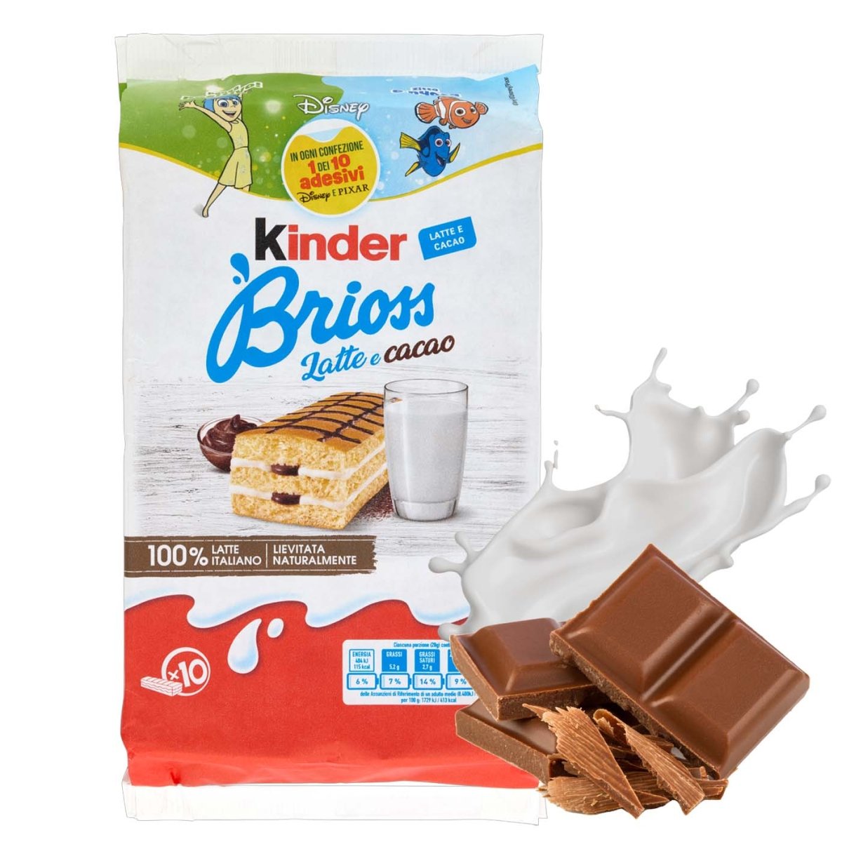Kinder Ferrero Brioss Latte e Cacao 280g - italienisch - einkaufen.de